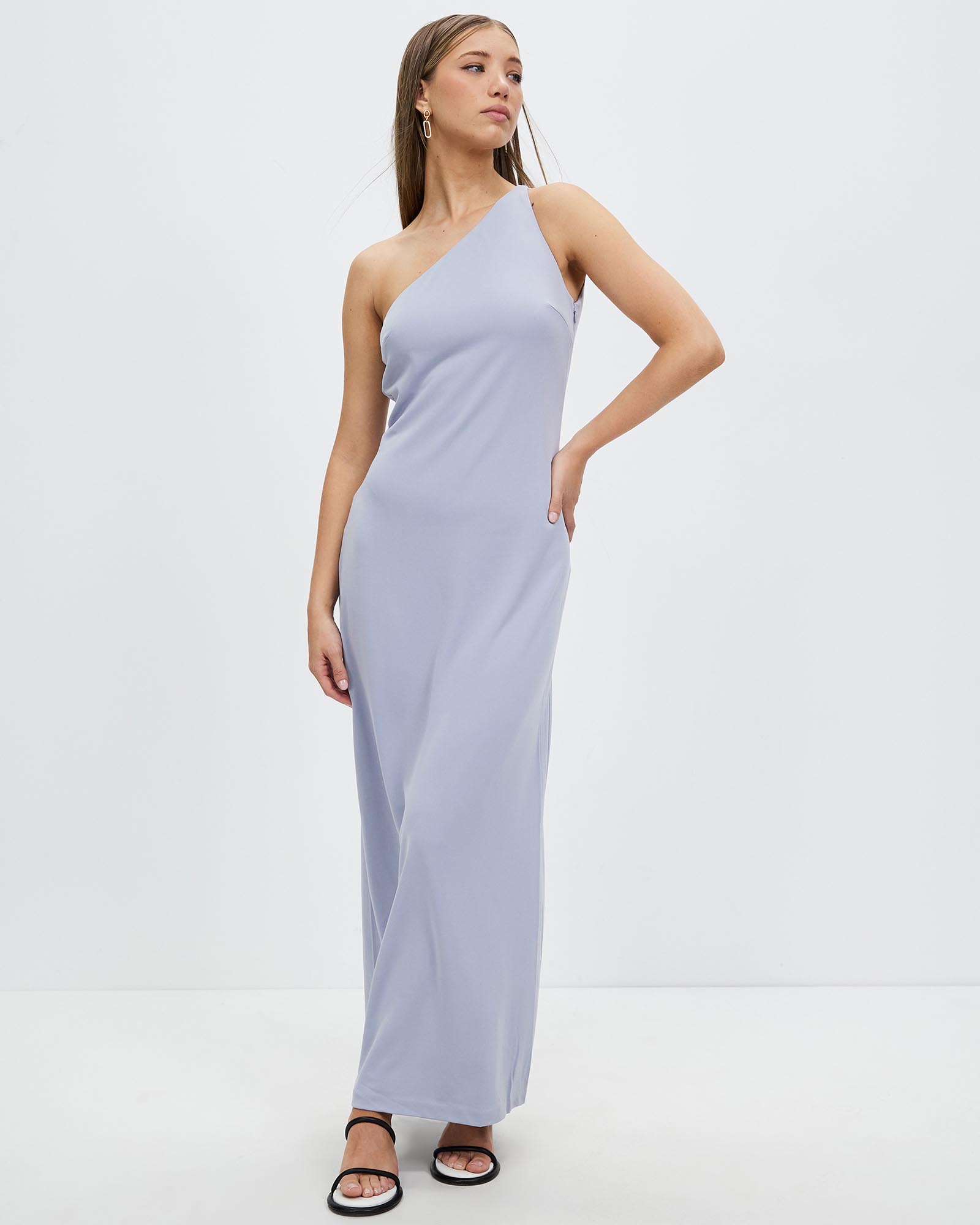 Mode One Shoulder Back Out Maxi