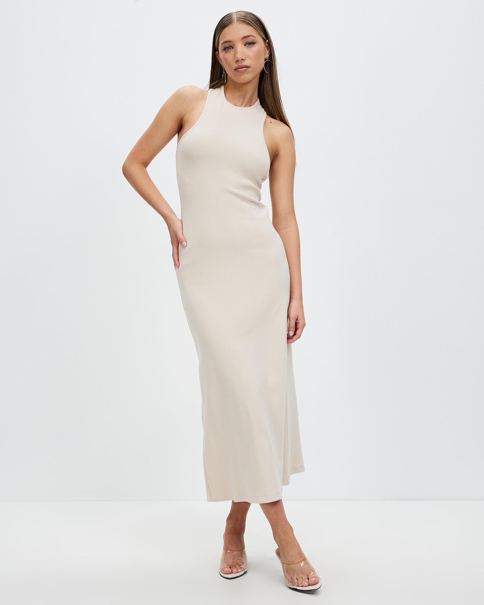 Intertwined Twist Back Tank Dress