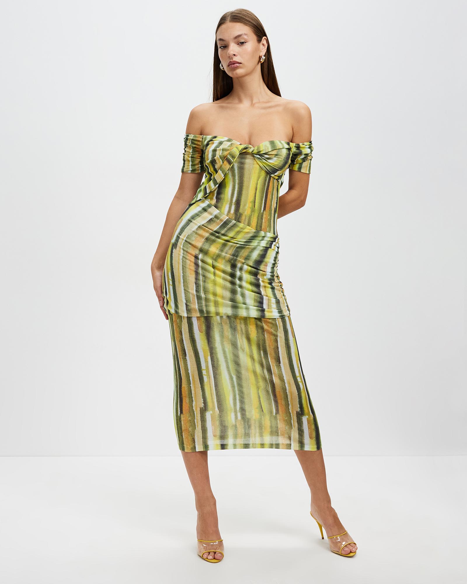 Wind Through Off Shoulder Dress