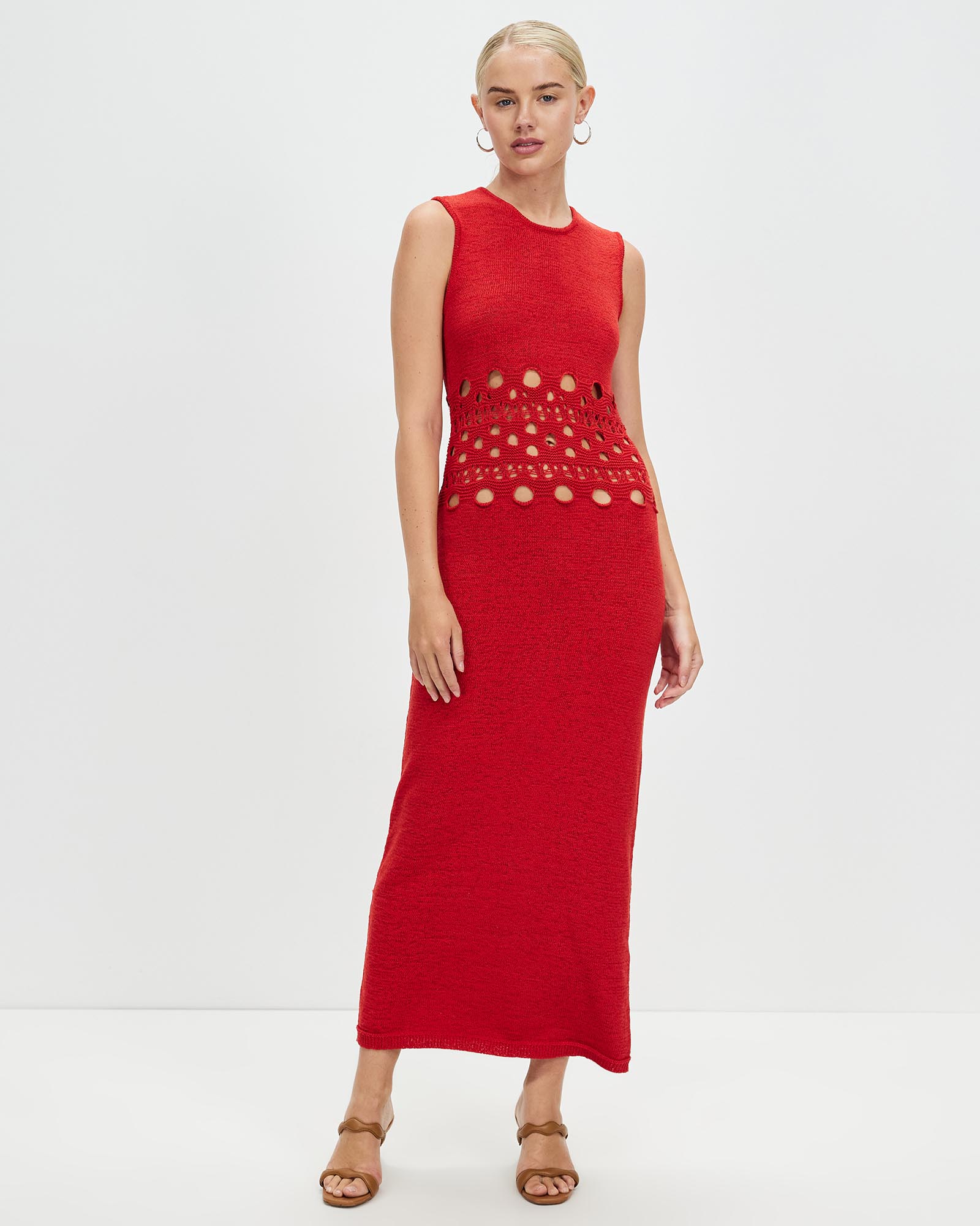 Break Away Knit Maxi Tank Dress