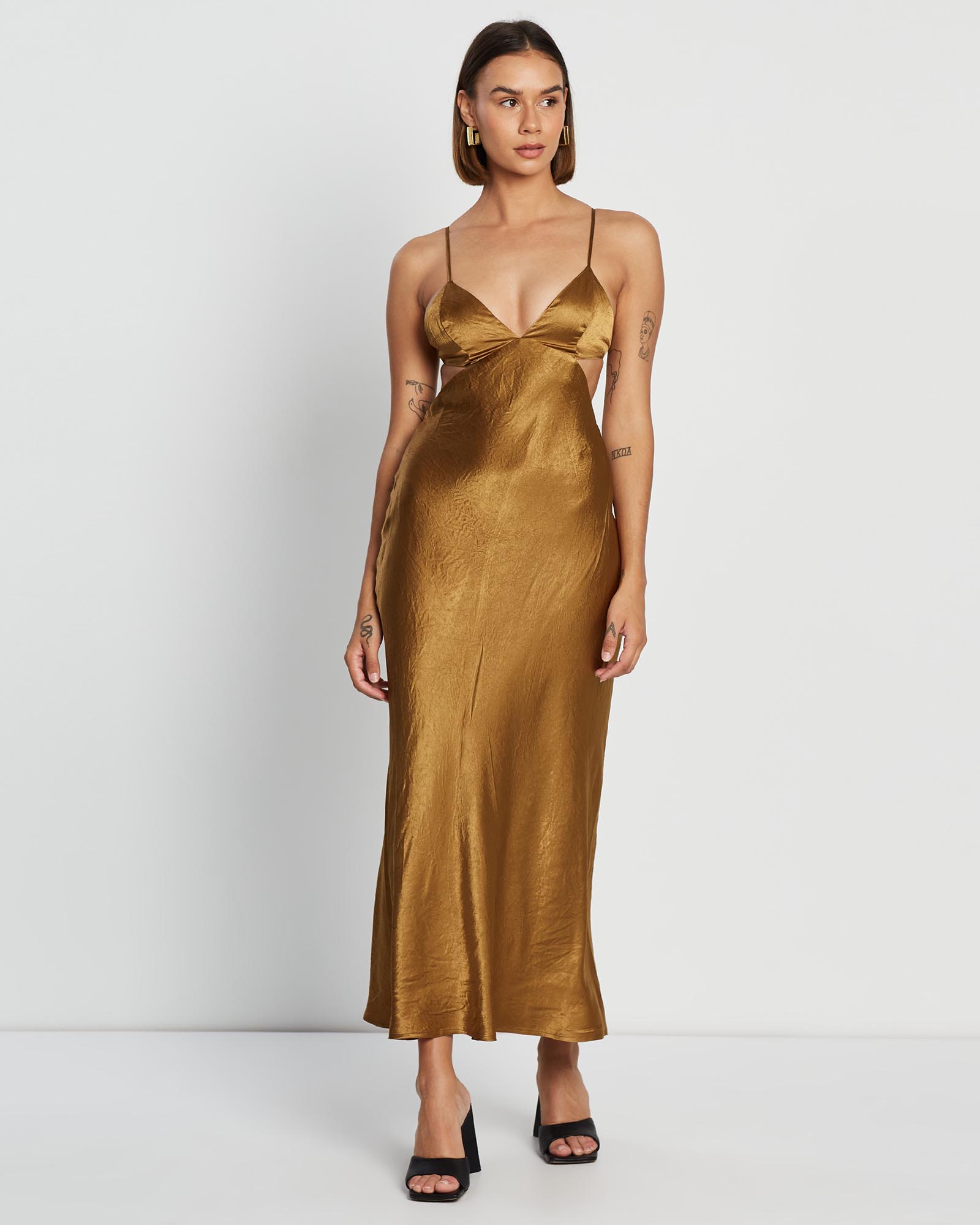Crush Bias Tri Midi Dress