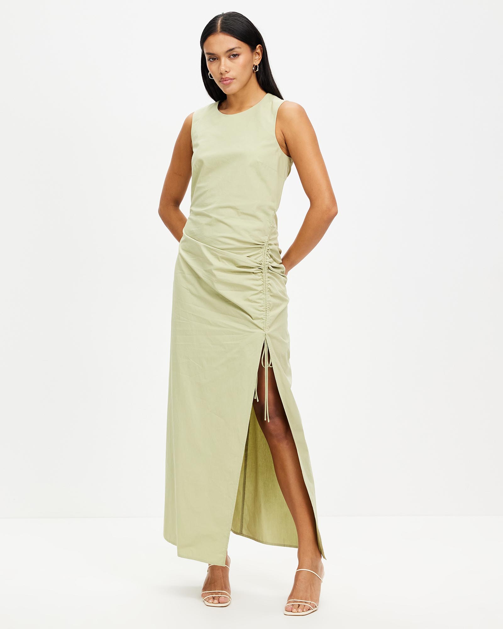 Drawn Deep Tank Maxi Dress