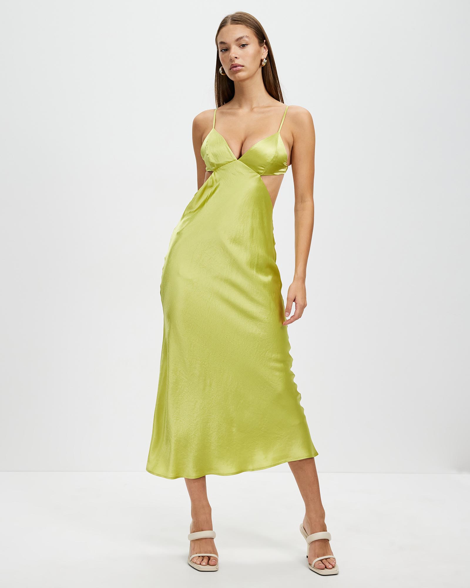 Crush Bias Tri Midi Dress