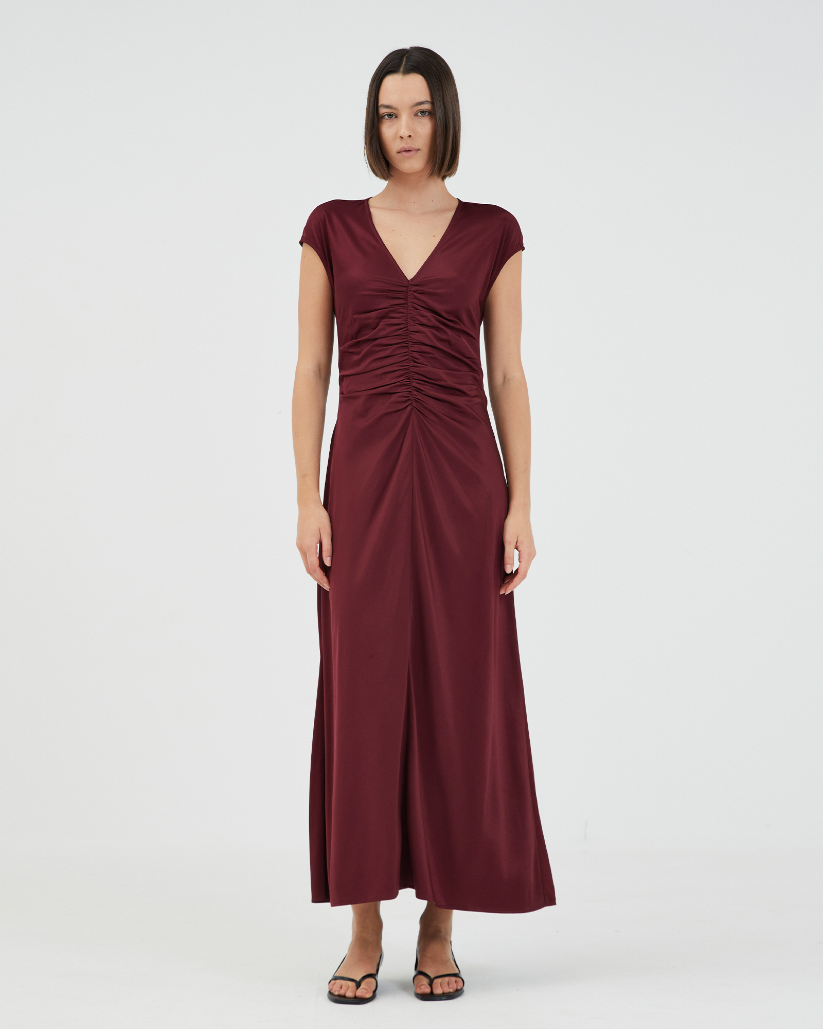 Allure Gathered Tee Dress