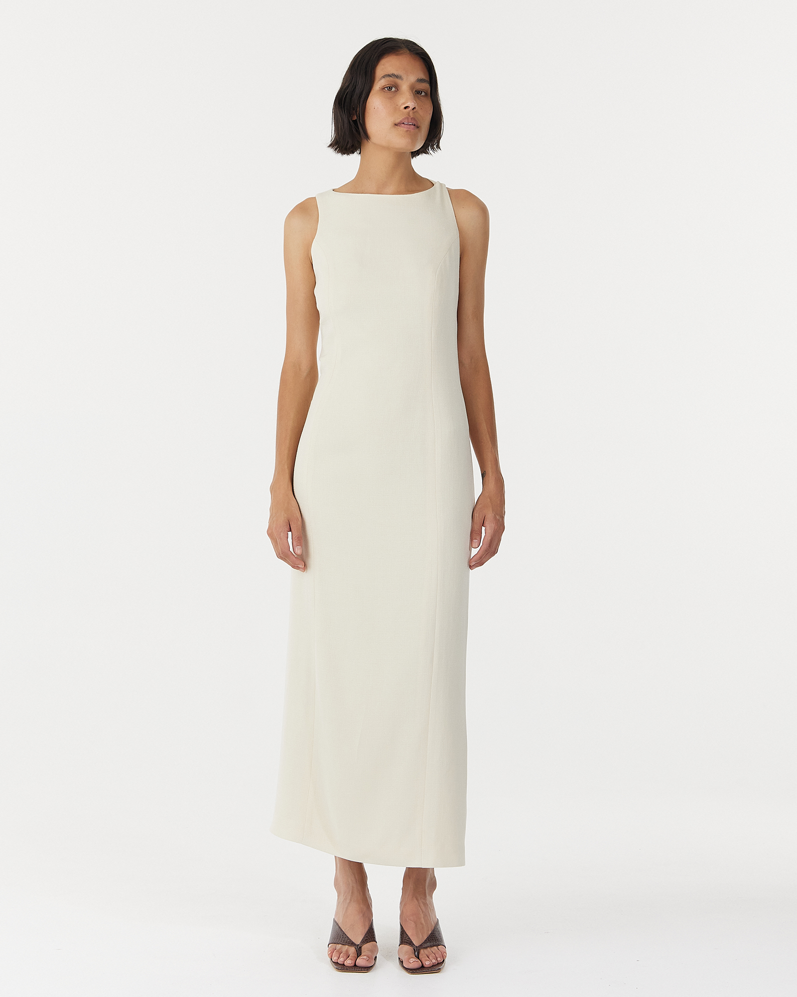 Chrome Vision Open Back Dress