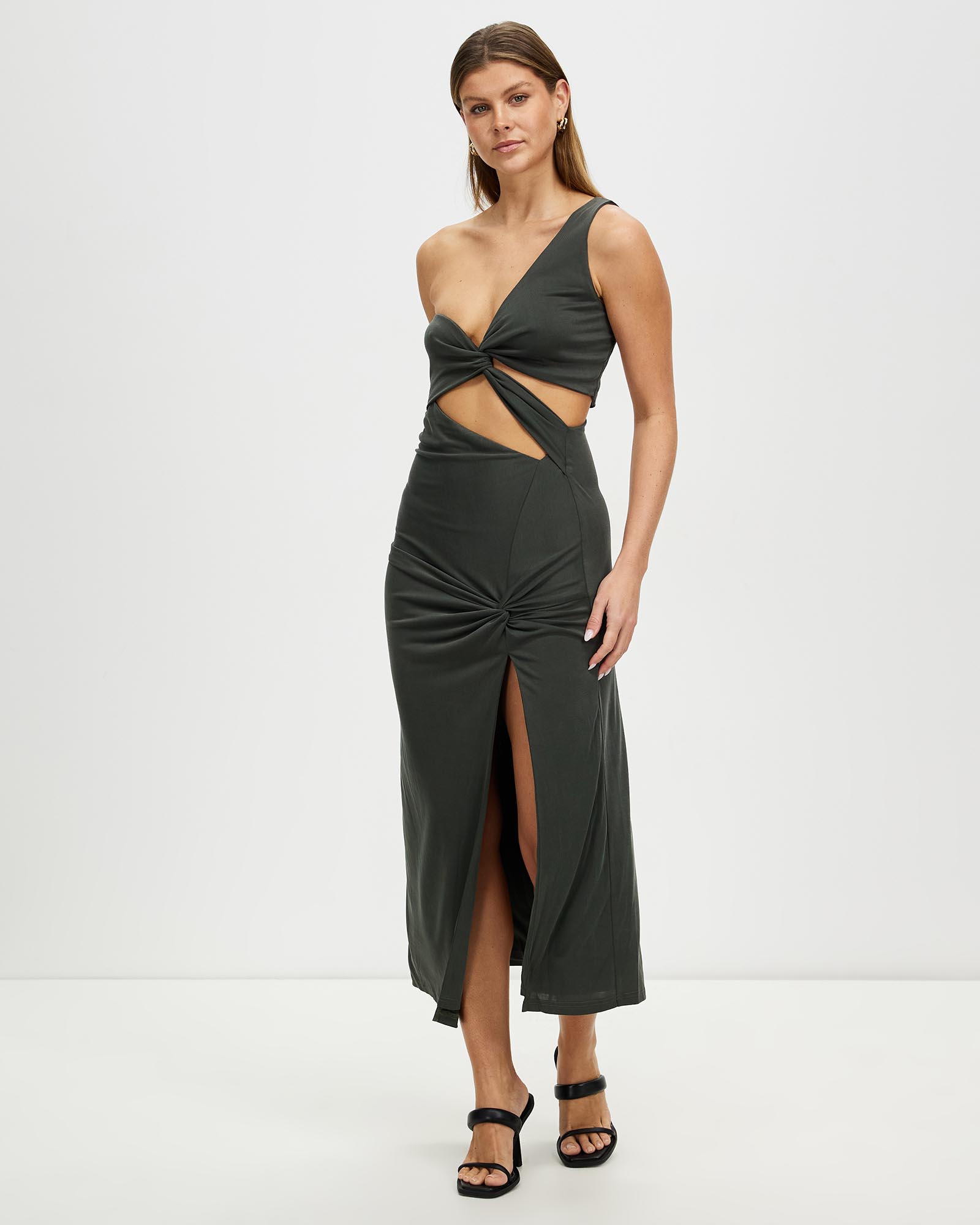 Turn Around Twist Out Midi Dress