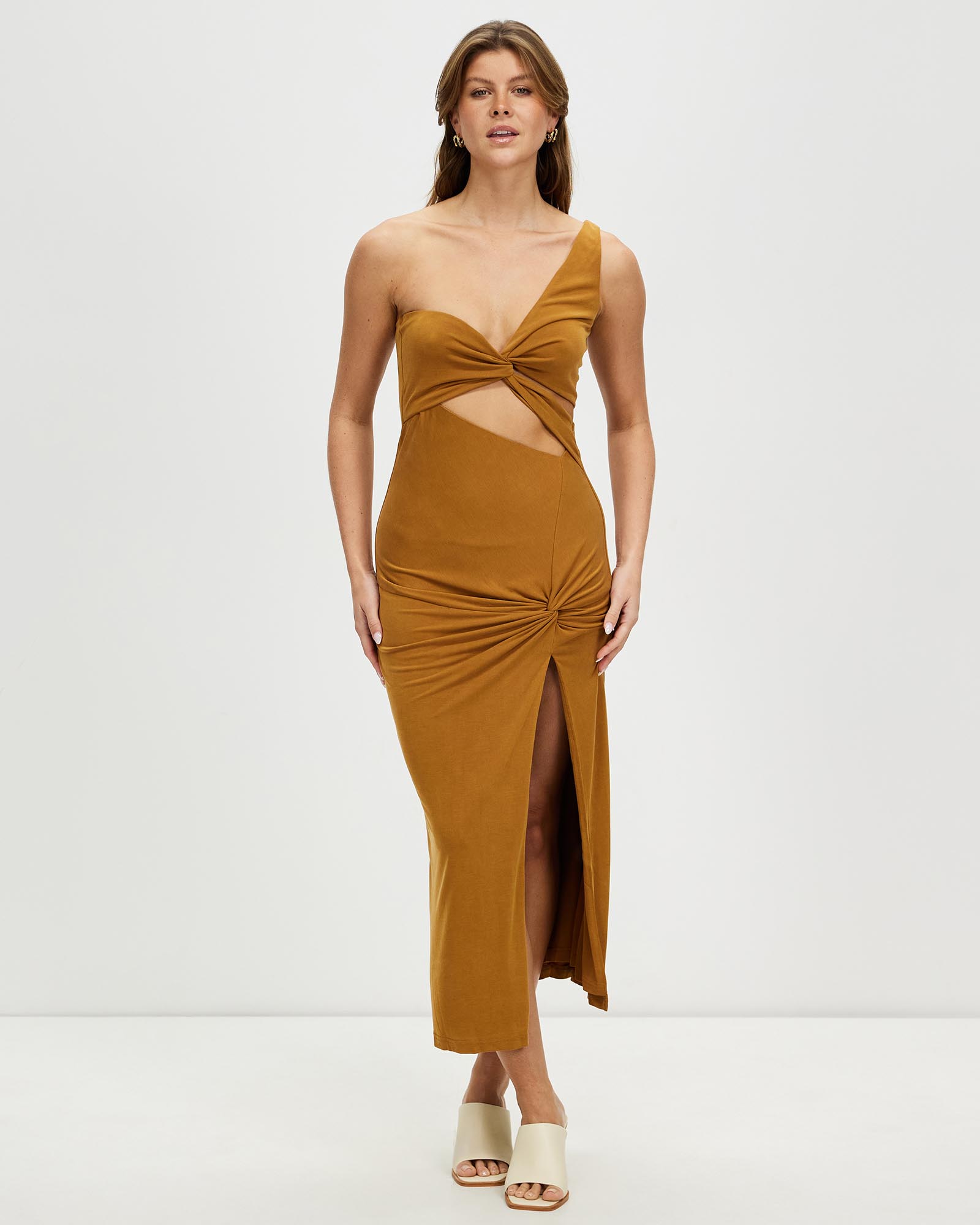 Turn Around Twist Out Midi Dress