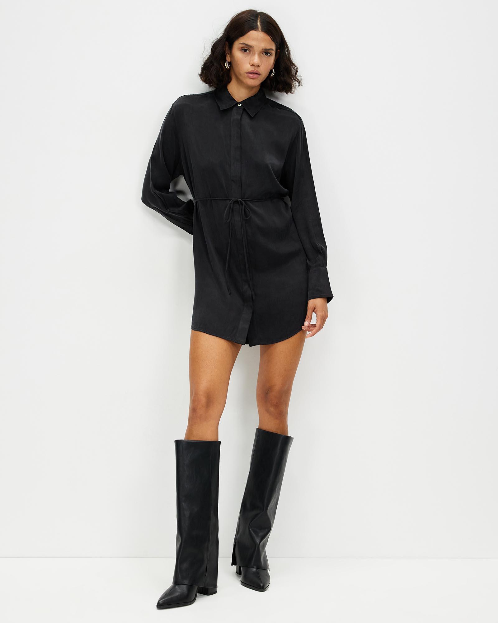 Free Fall Shirt Dress