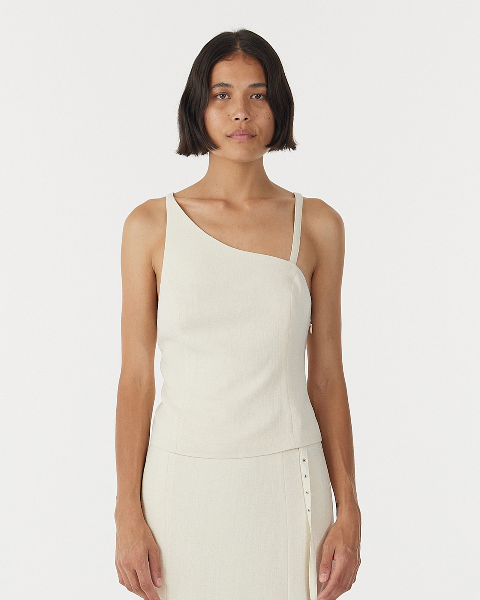 Chrome Vision Asymmetric Bodice