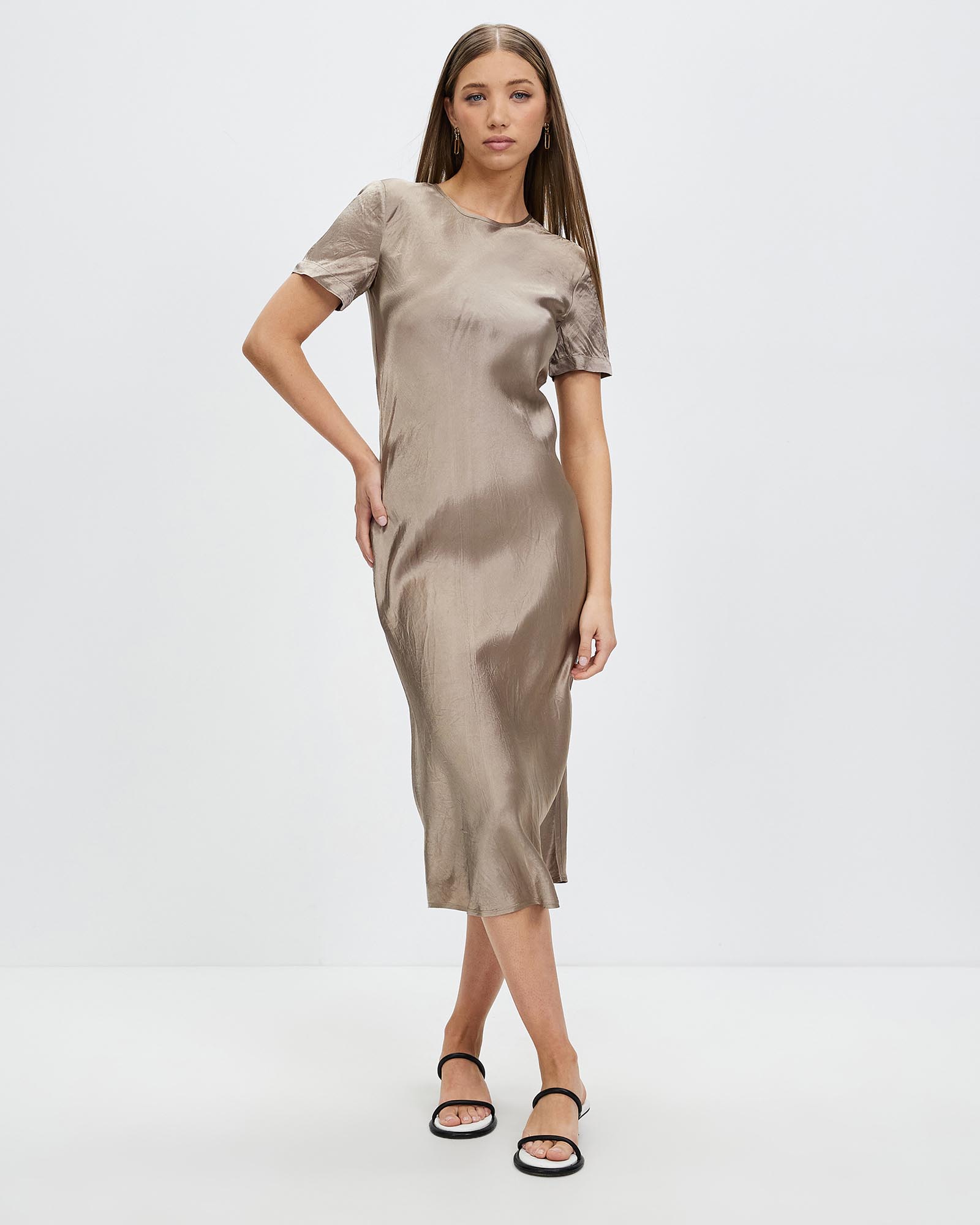 Crush Bias Tee Midi Dress
