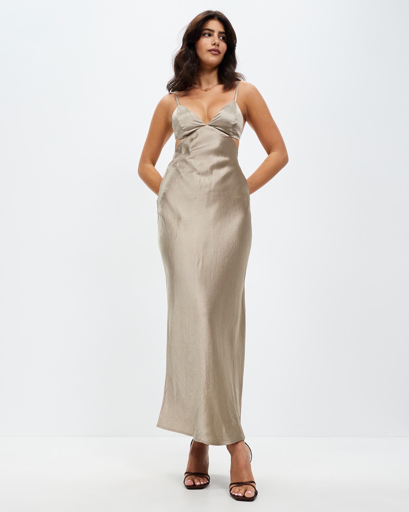 Crush Bias Tri Midi Dress