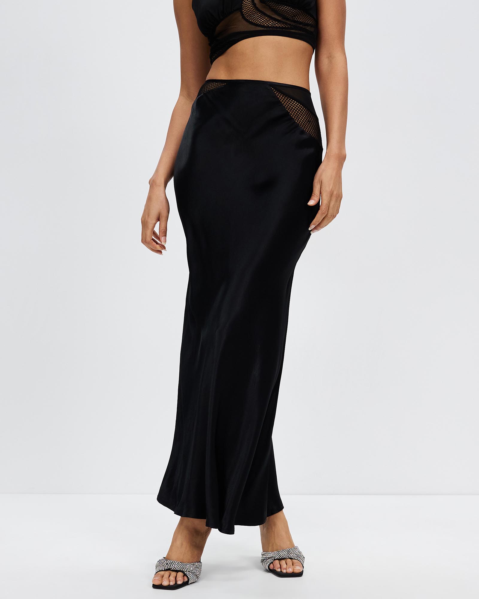 Crystal Clear Maxi Skirt