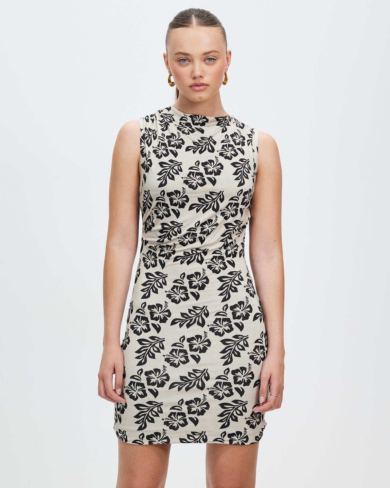 Hawaii 2.0 Tuck Mini Dress