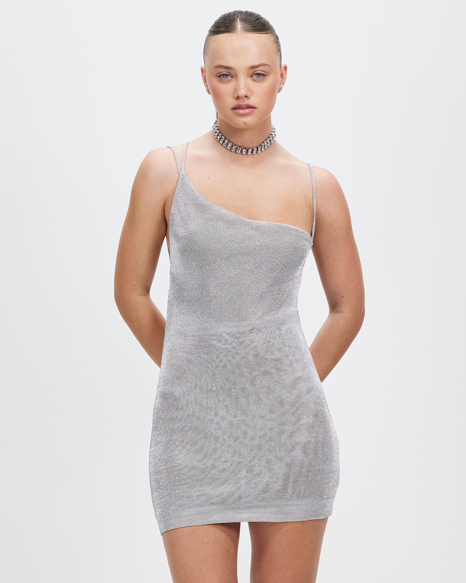 Heavy Metal Knit Cowl Mini Slip