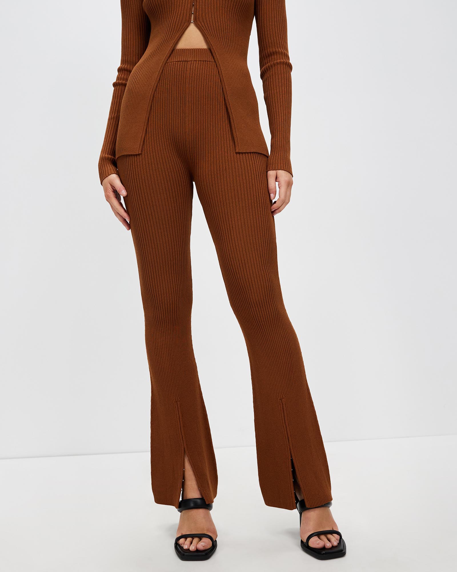 Hooked In Knit Flare Pants