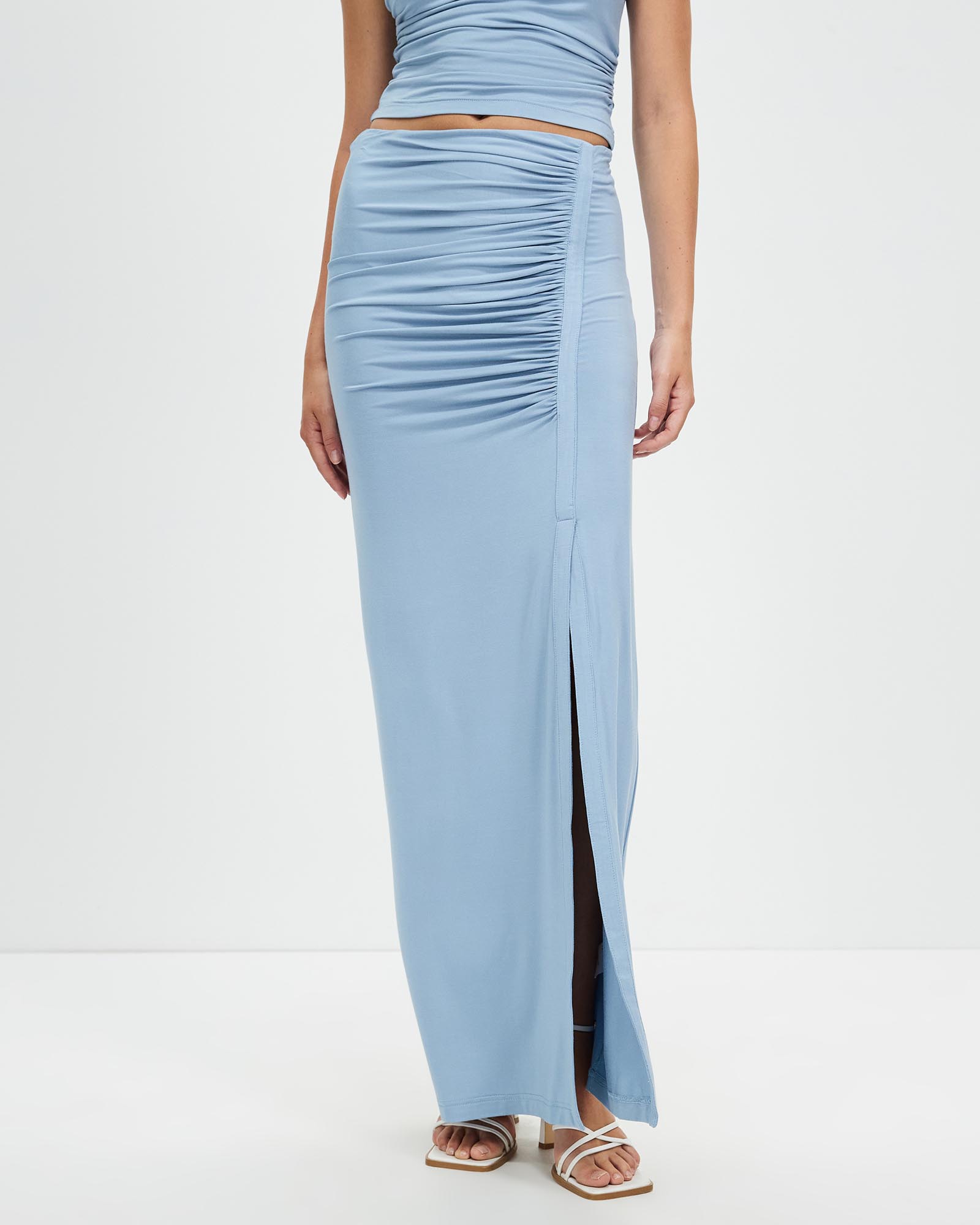 Push Pull Maxi Skirt