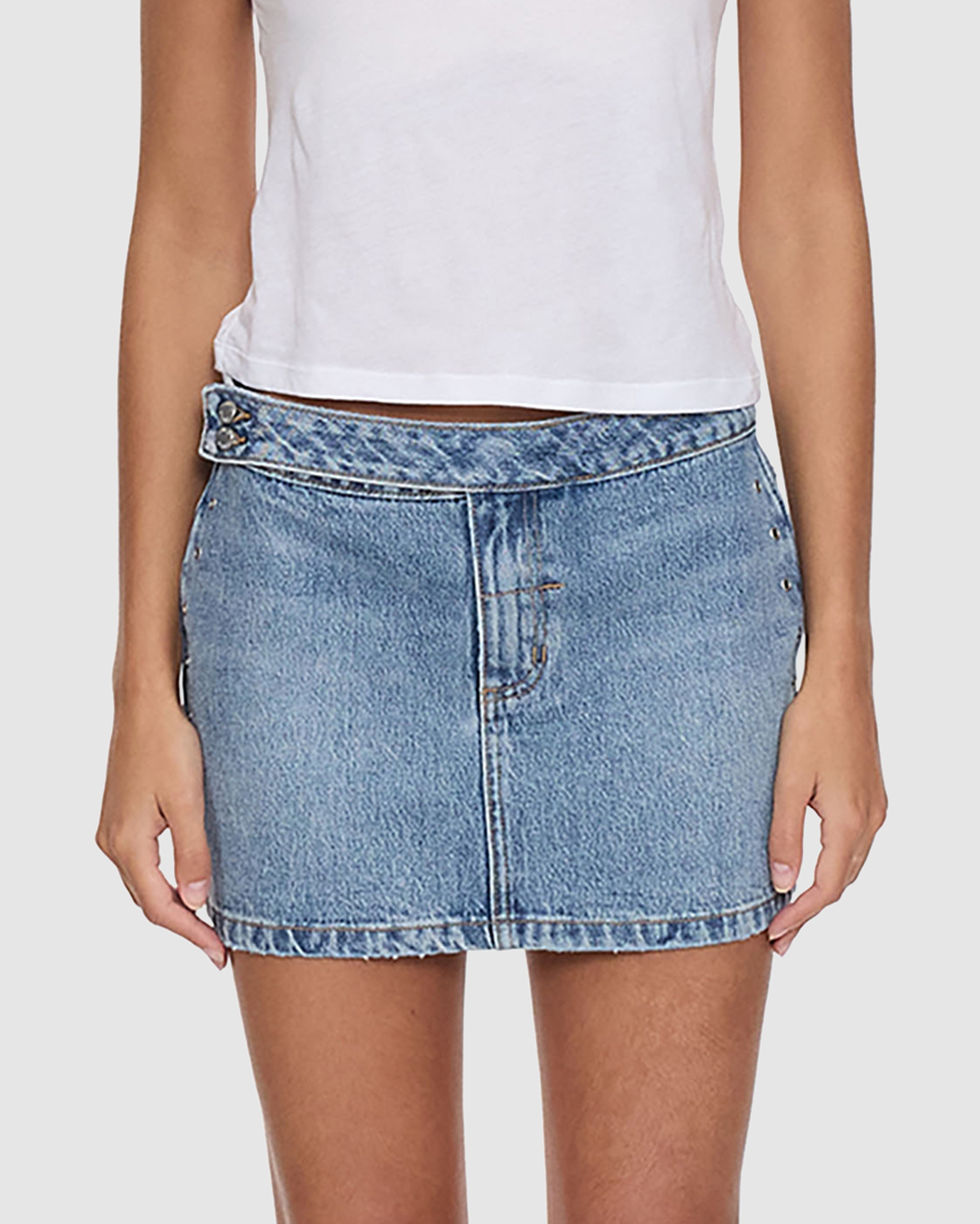 Tulli Studded Mini Skirt
