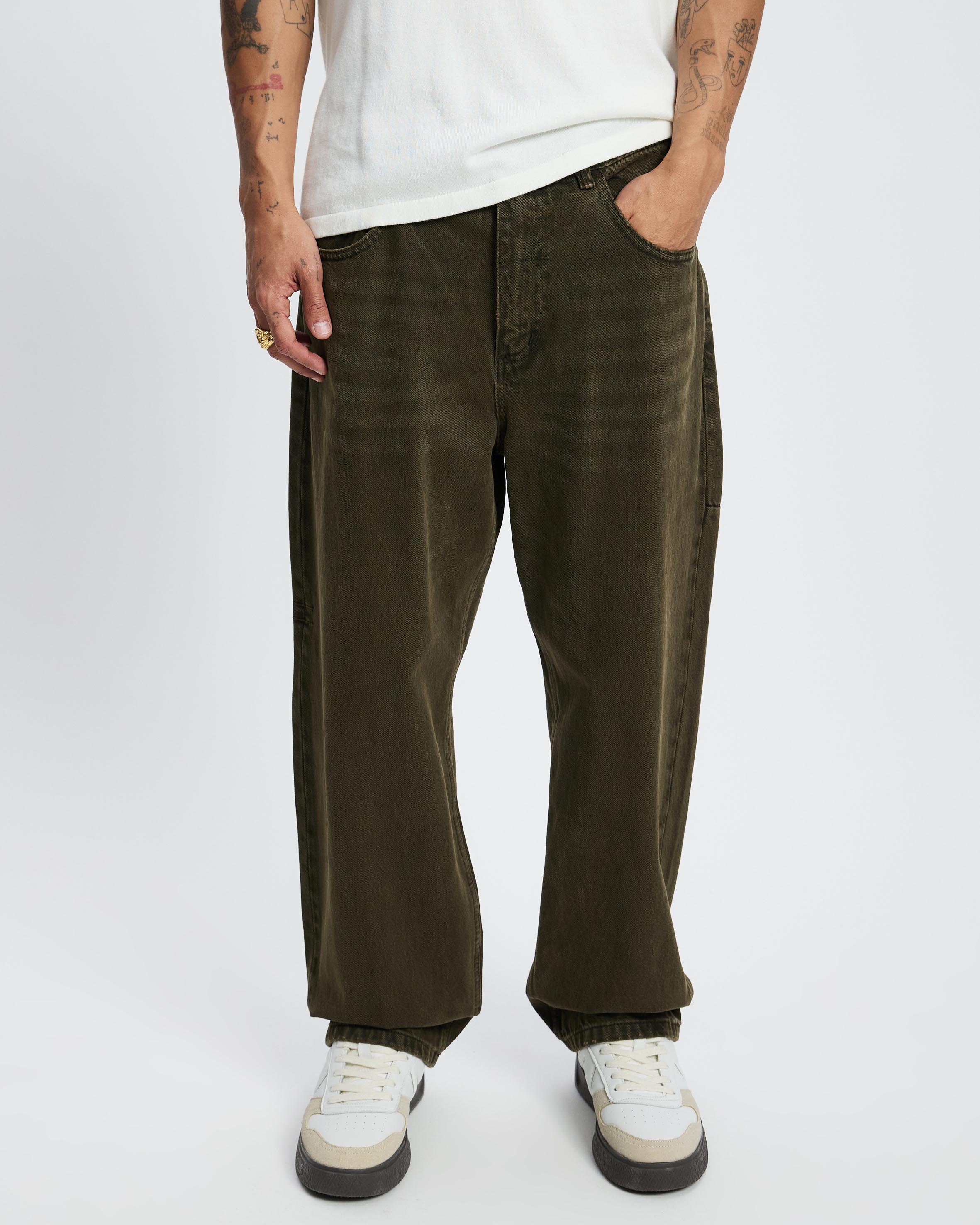 Cheap Thrills Big Slacker Denim Jeans