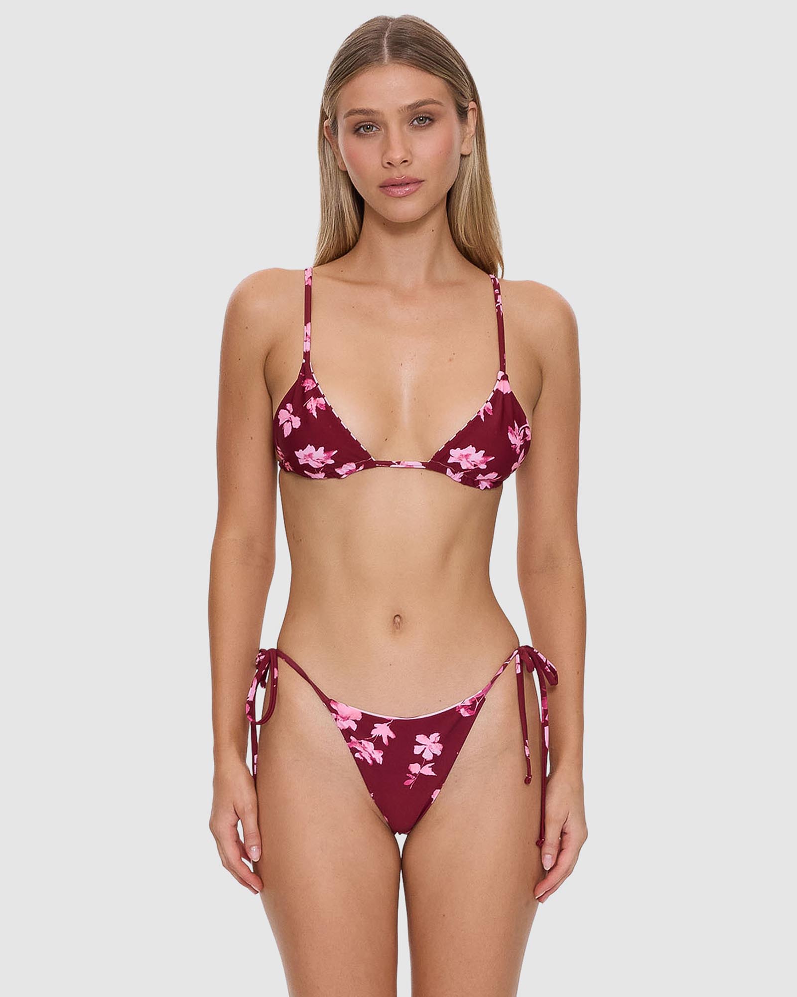 Full Bloom Reversible String Bikini Bottom
