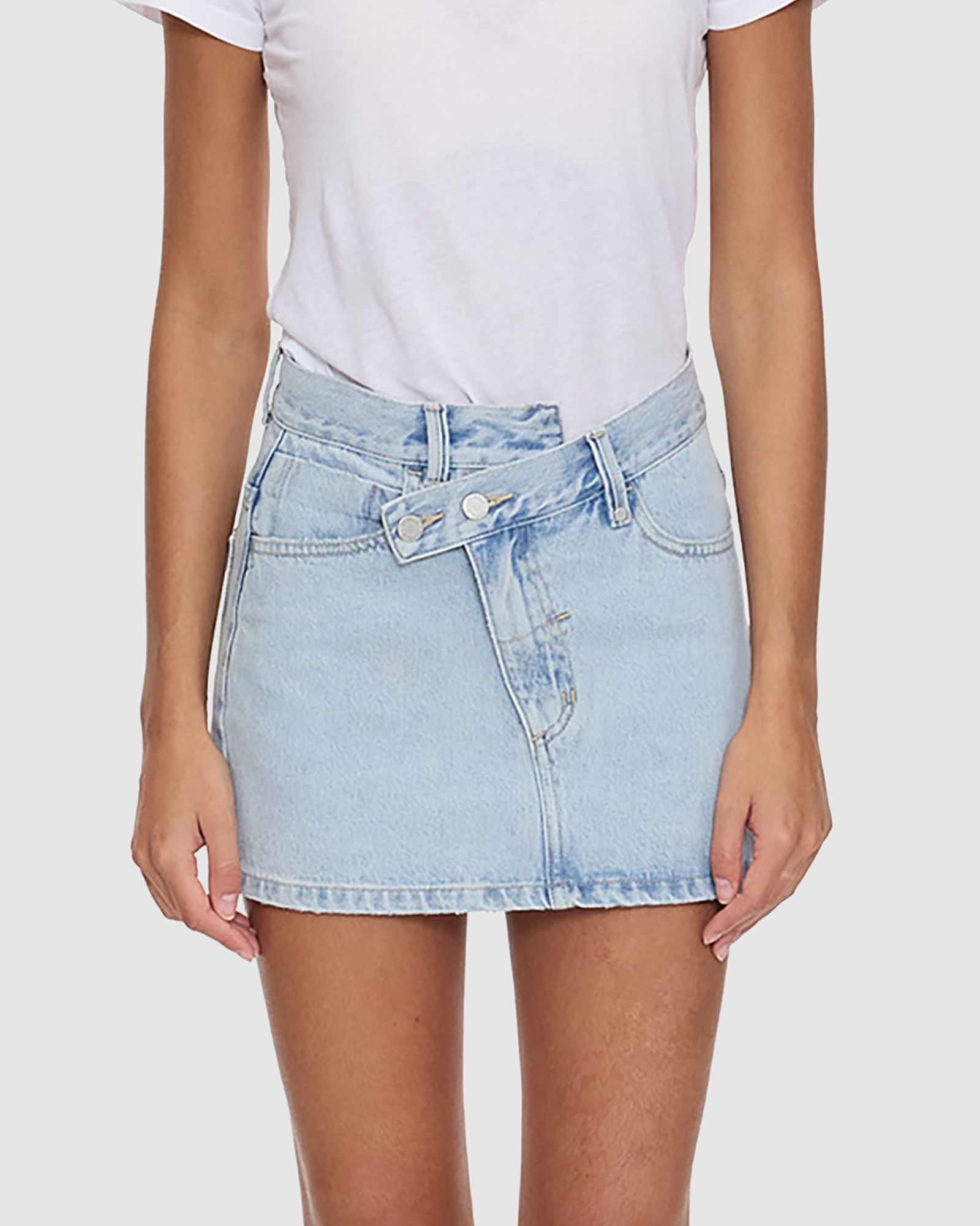 Kai Wrap Mid Rise Mini Skirt