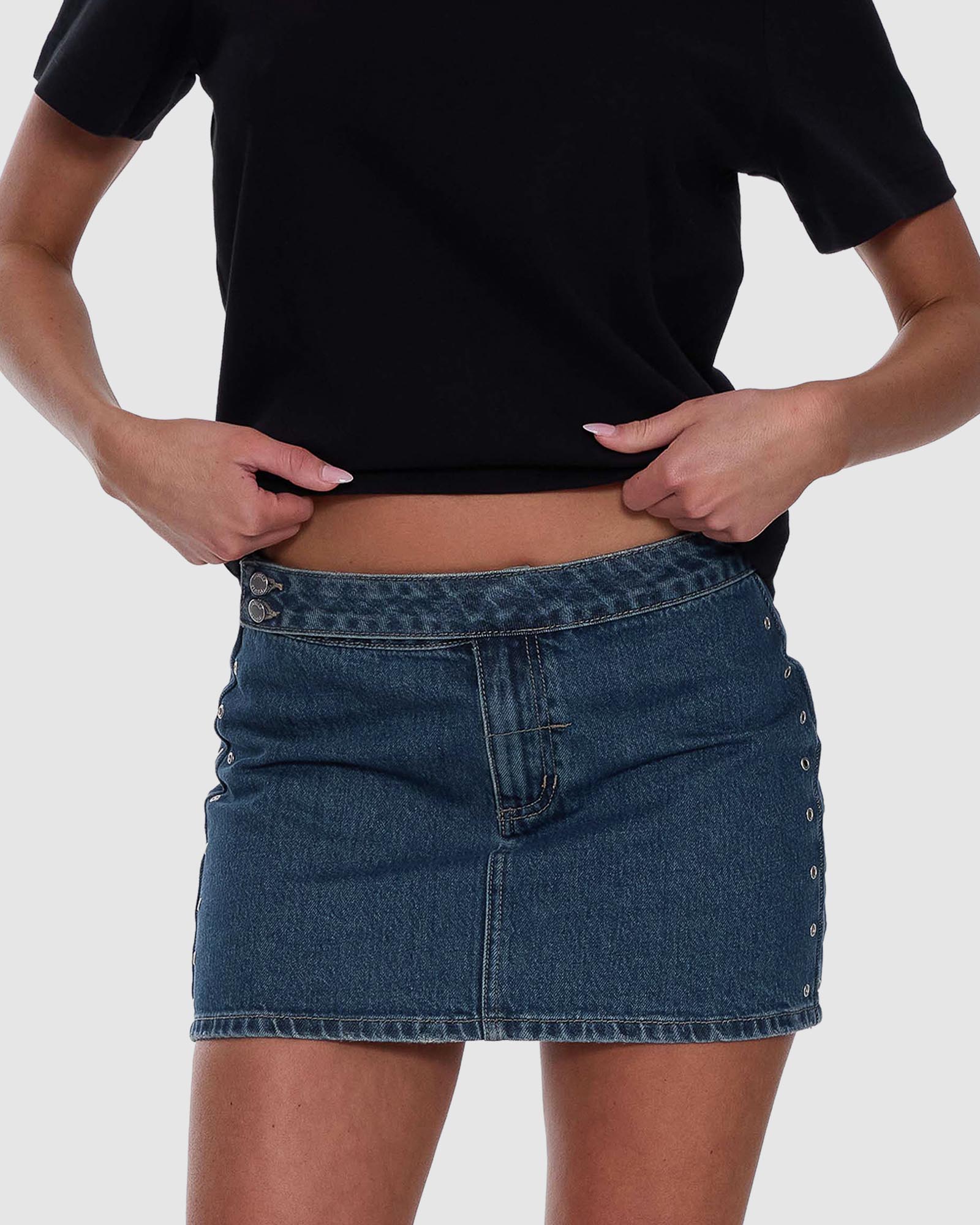Tulli Studded Mini Skirt
