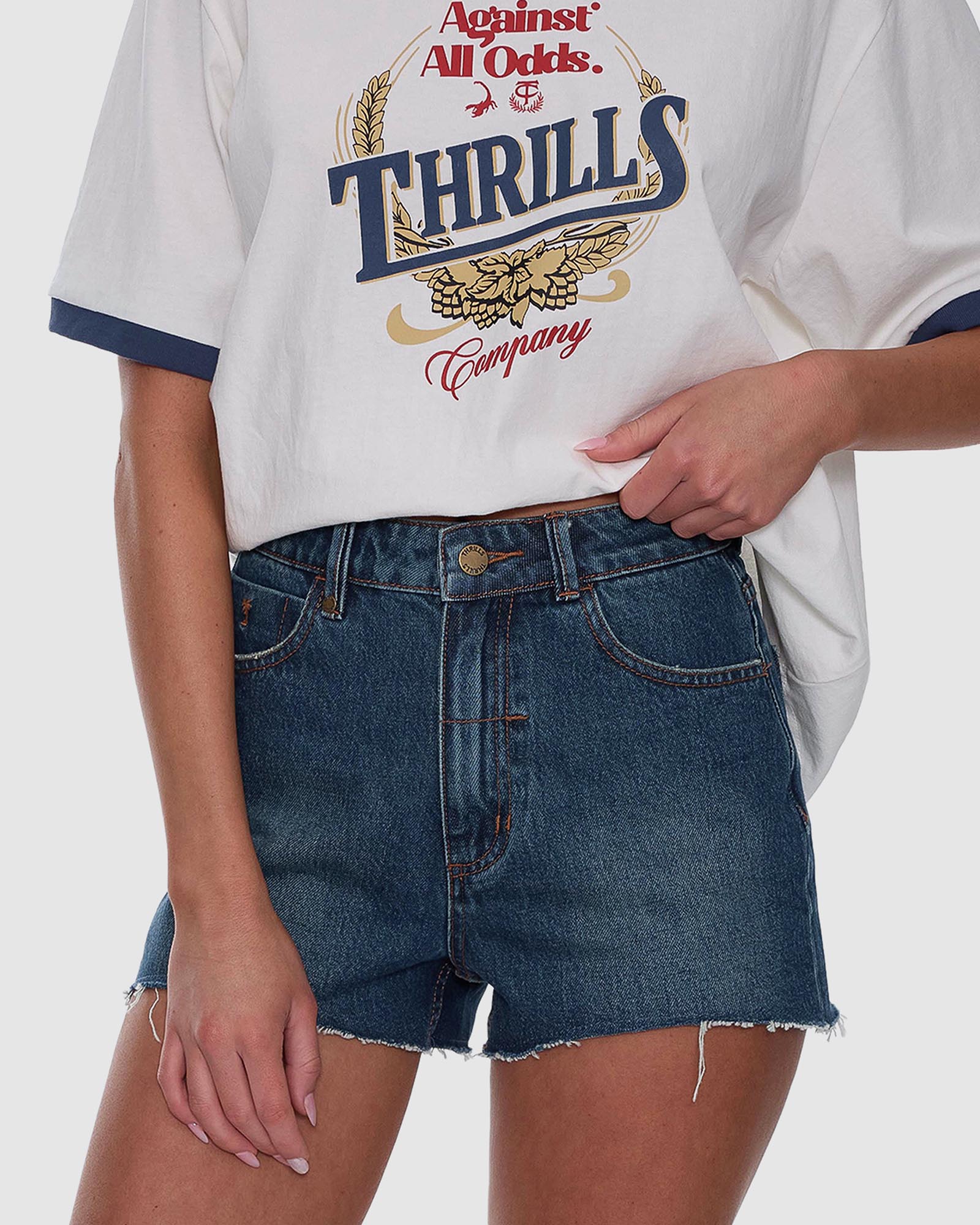 Sadie High Rise Micro Shorts