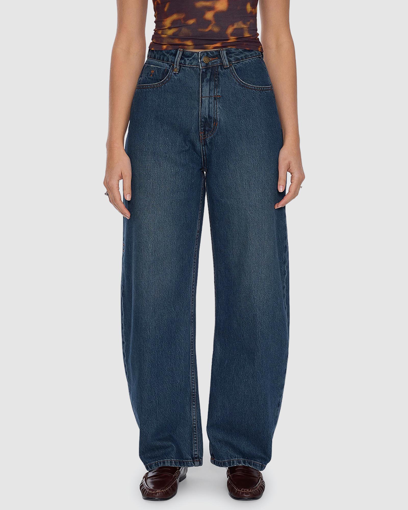 Sloane High Rise Barrel Jeans