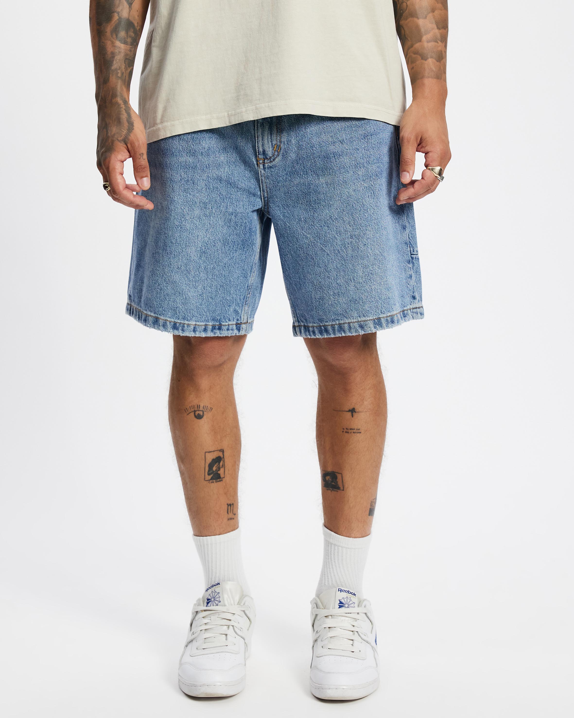 Slacker Relaxed Denim Shorts