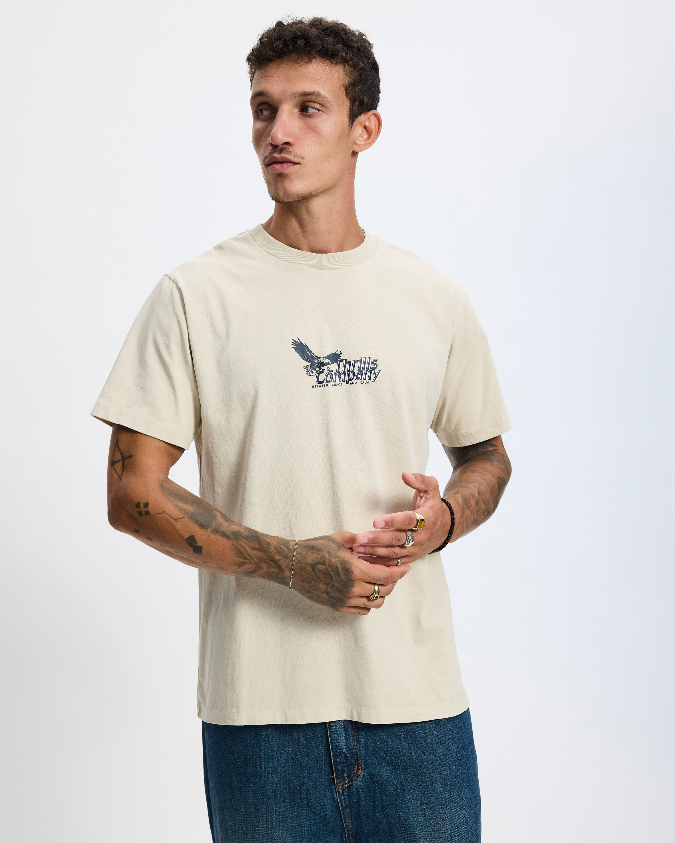 Between Chaos Calm Merch Fit Tee