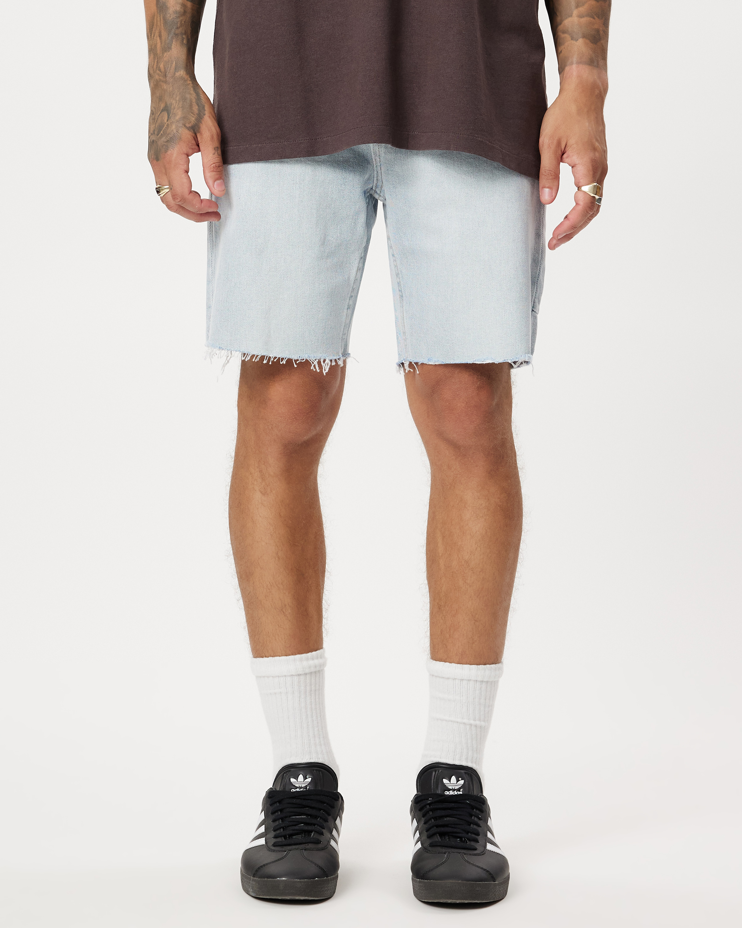 Bones Denim Shorts