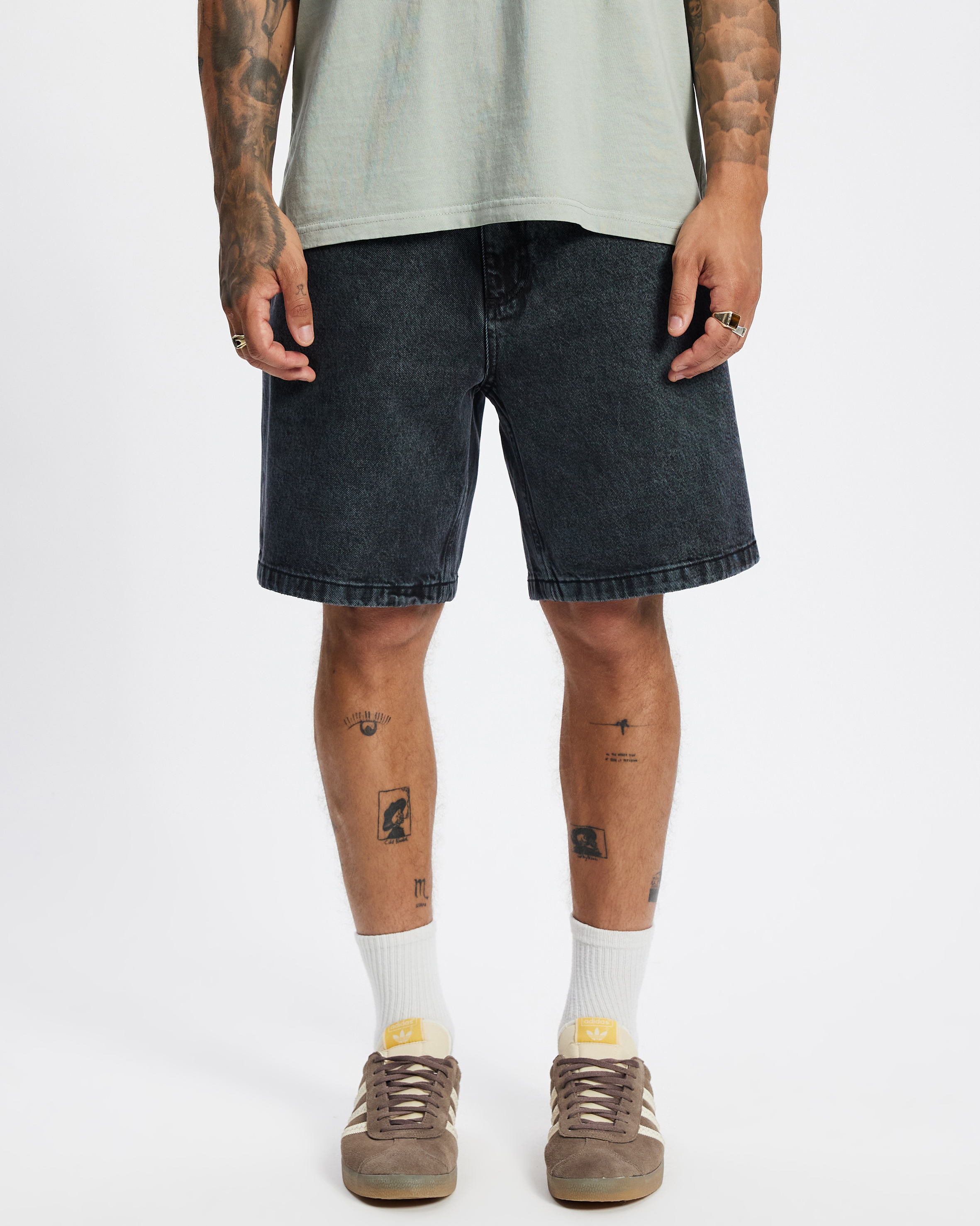 Slacker Relaxed Denim Shorts
