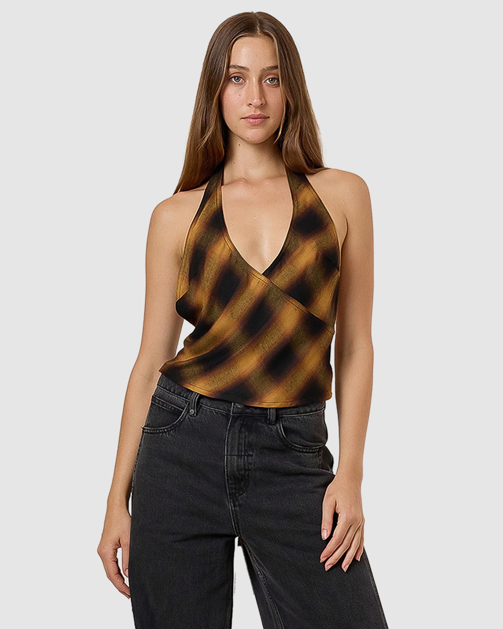 Lost Signal Halter Top