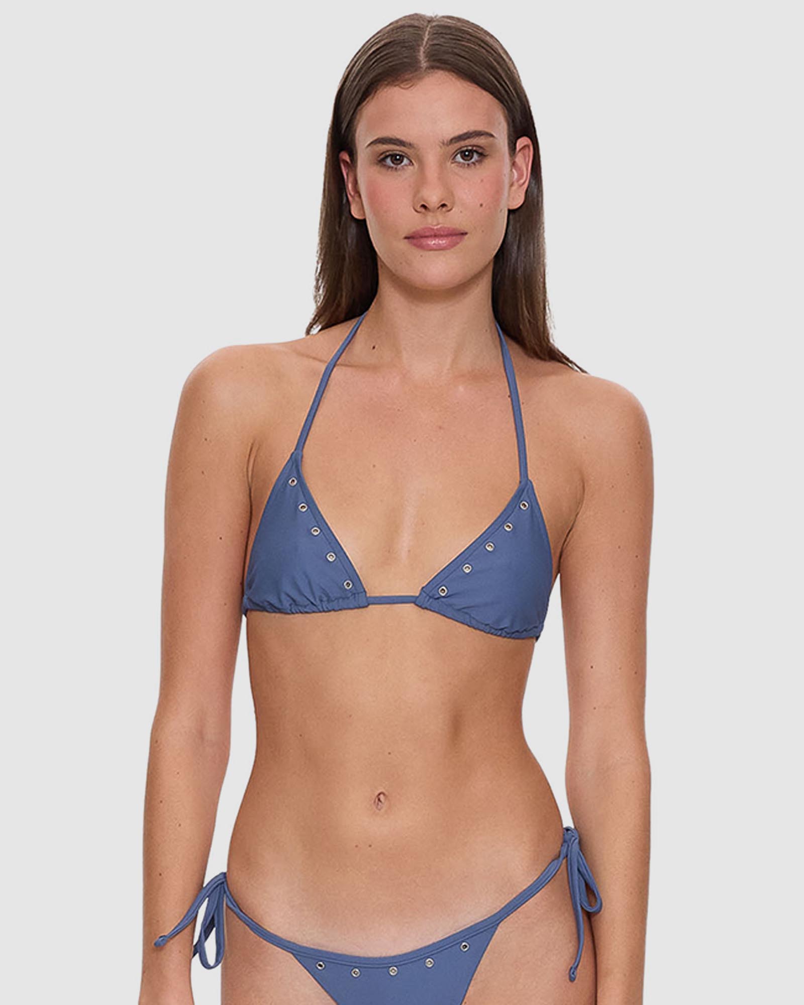 Living Easy Eyelet String Bikini Top
