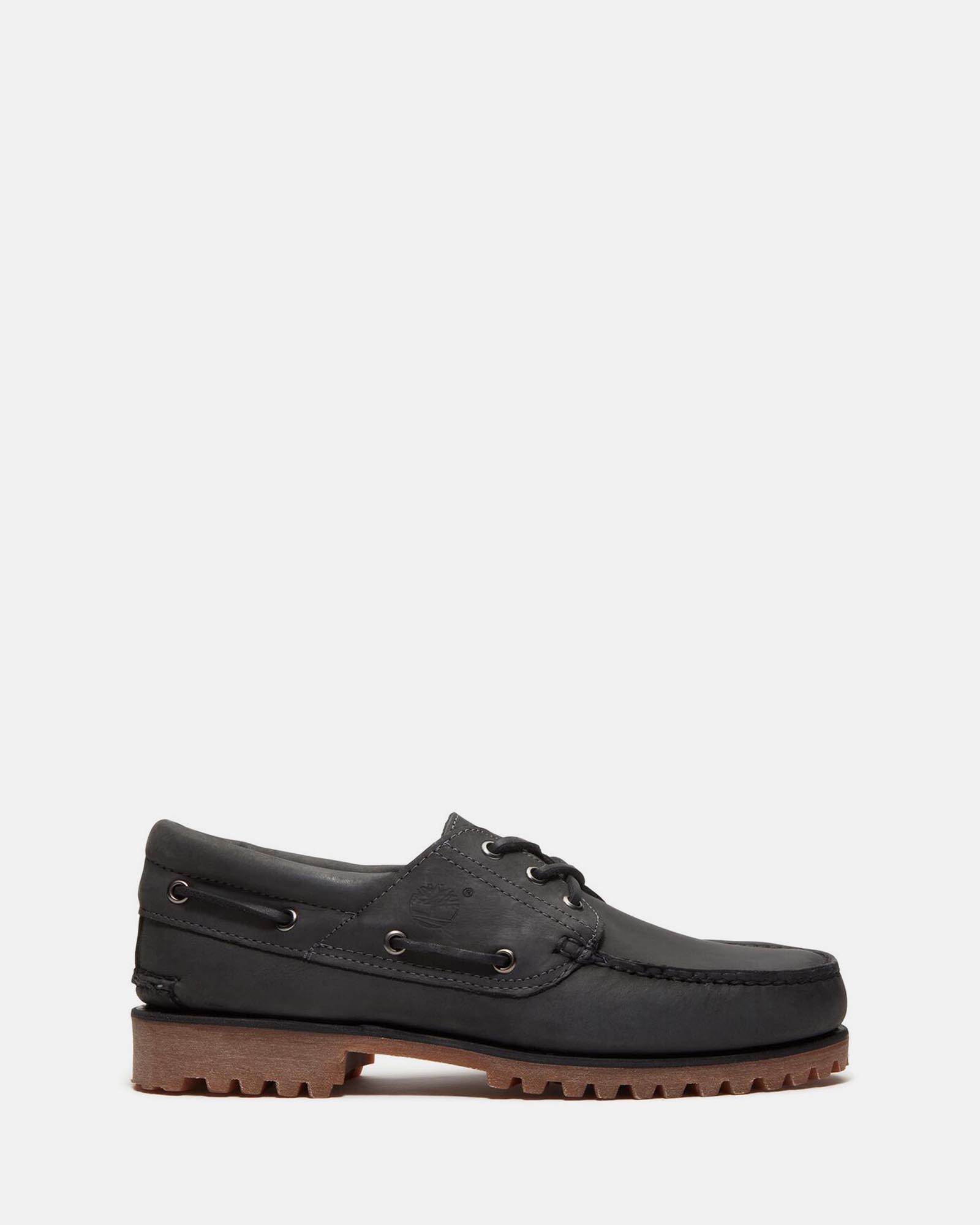 Authentic 3-Eye Lug Handsewn Boat Shoes - Men's