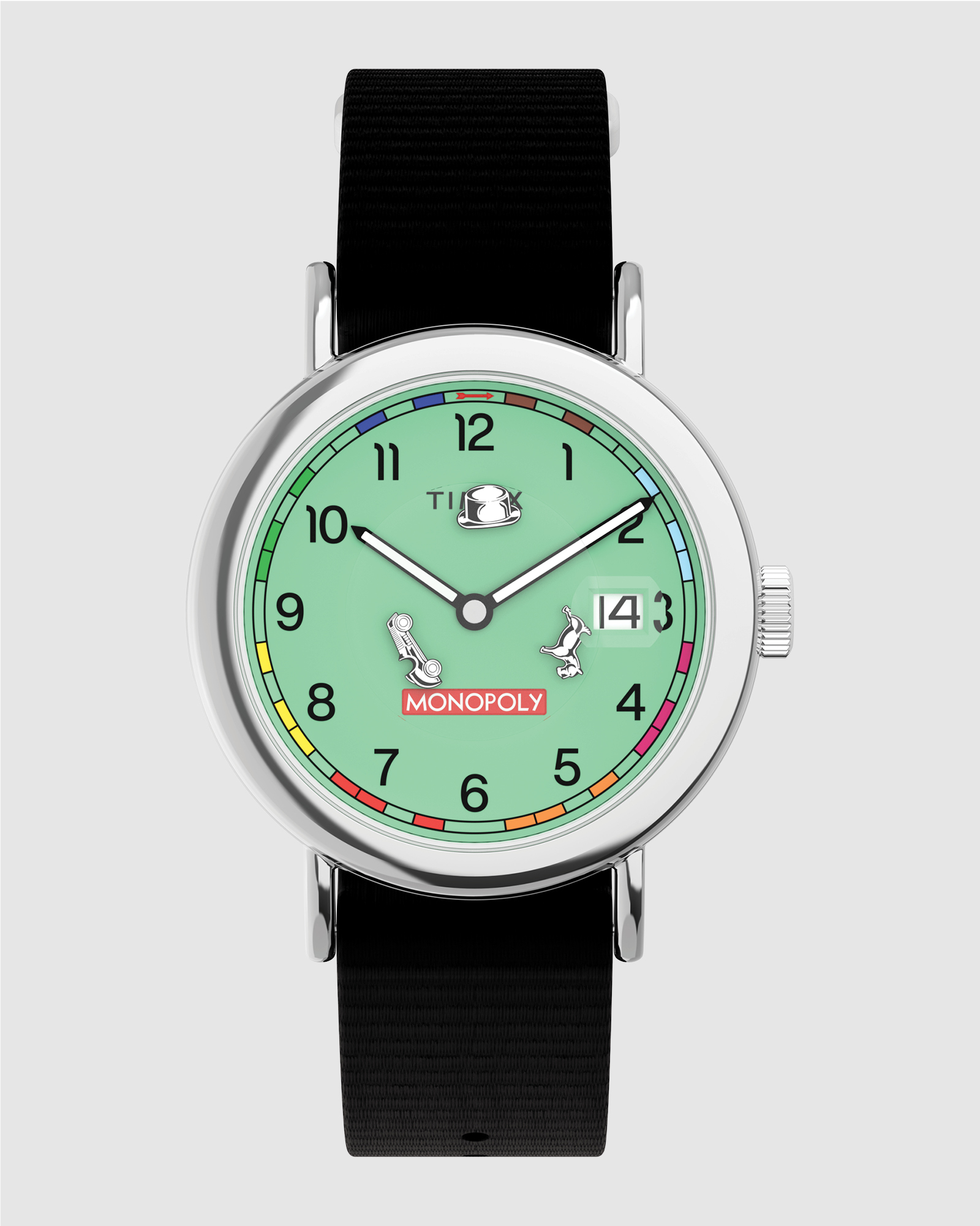 Timex x Monopoly Weekender 37mm Fabric Strap Watch