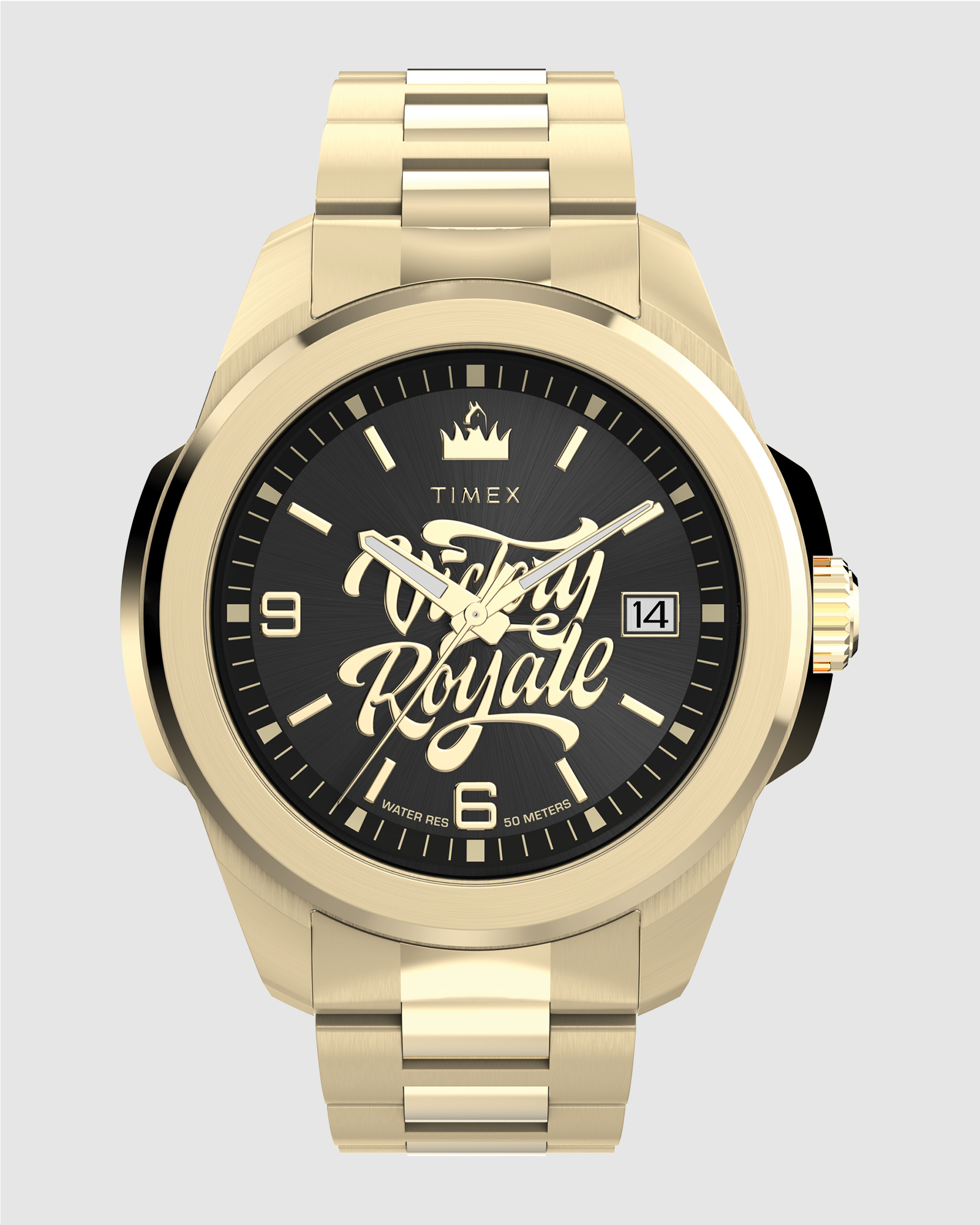 Timex x Fortnite Essex 45mm Stainless Steel Bracelet Watch