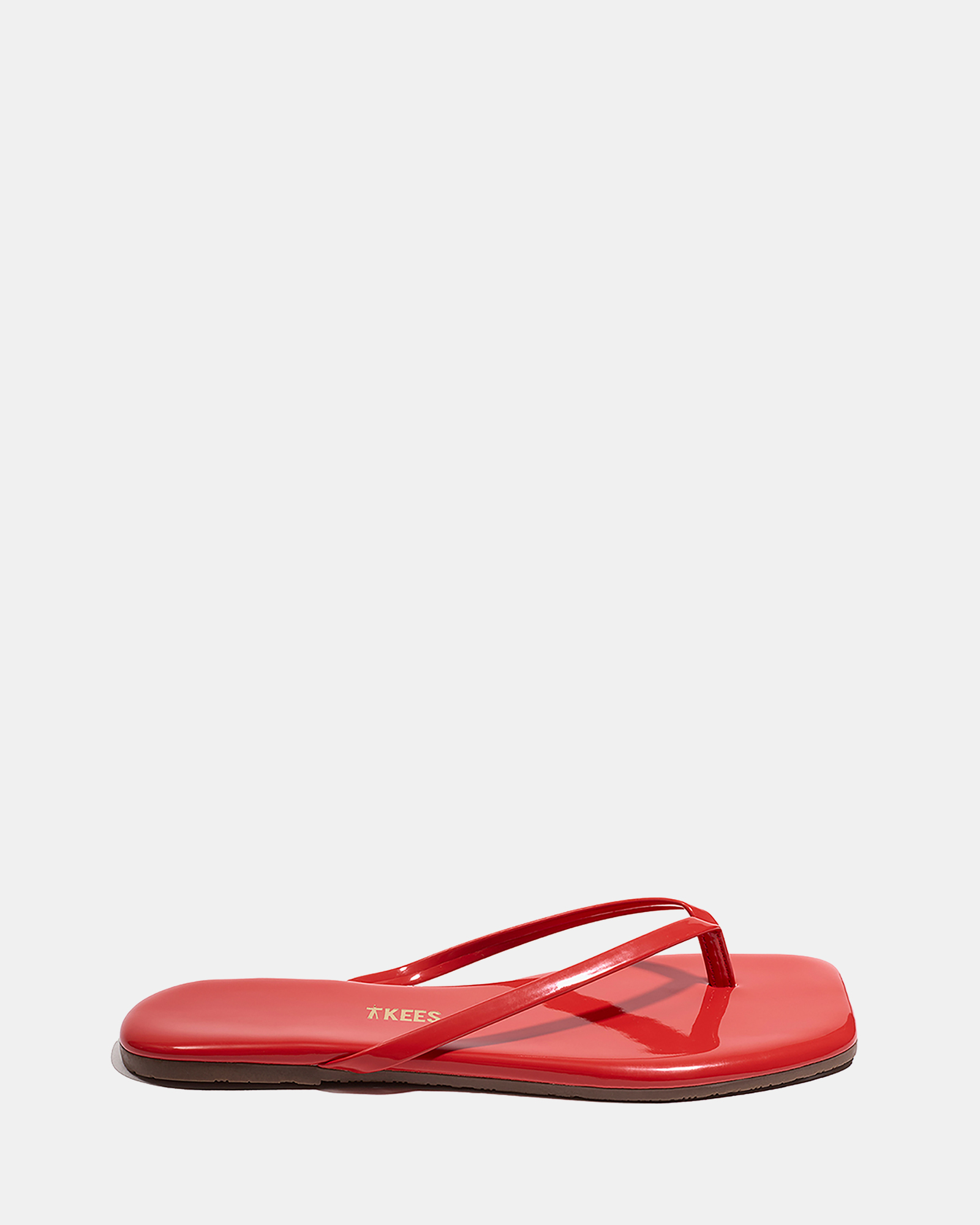 Lily Square-Toe Gloss Sandals