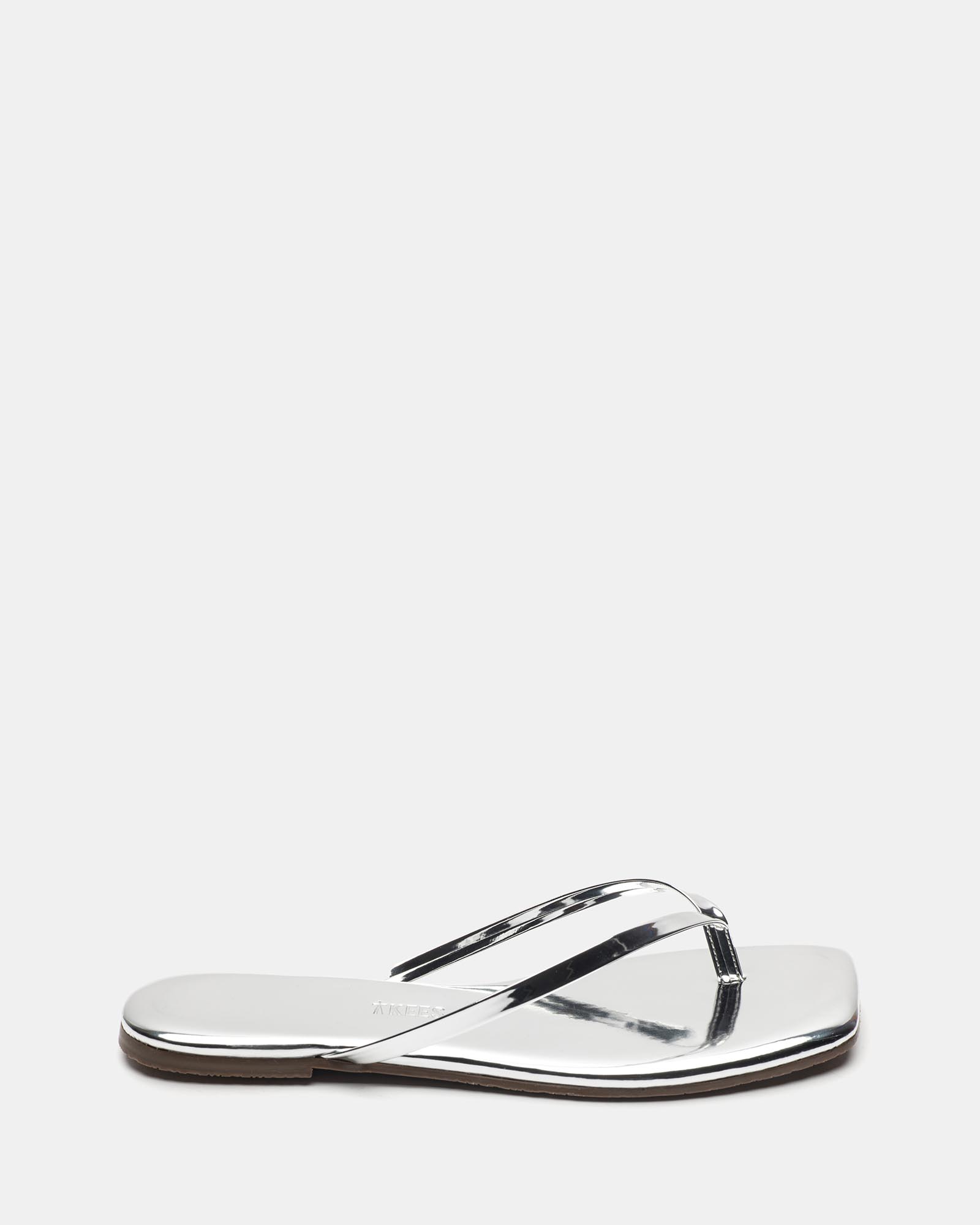 Lily Square-Toe Mirrored Sandals