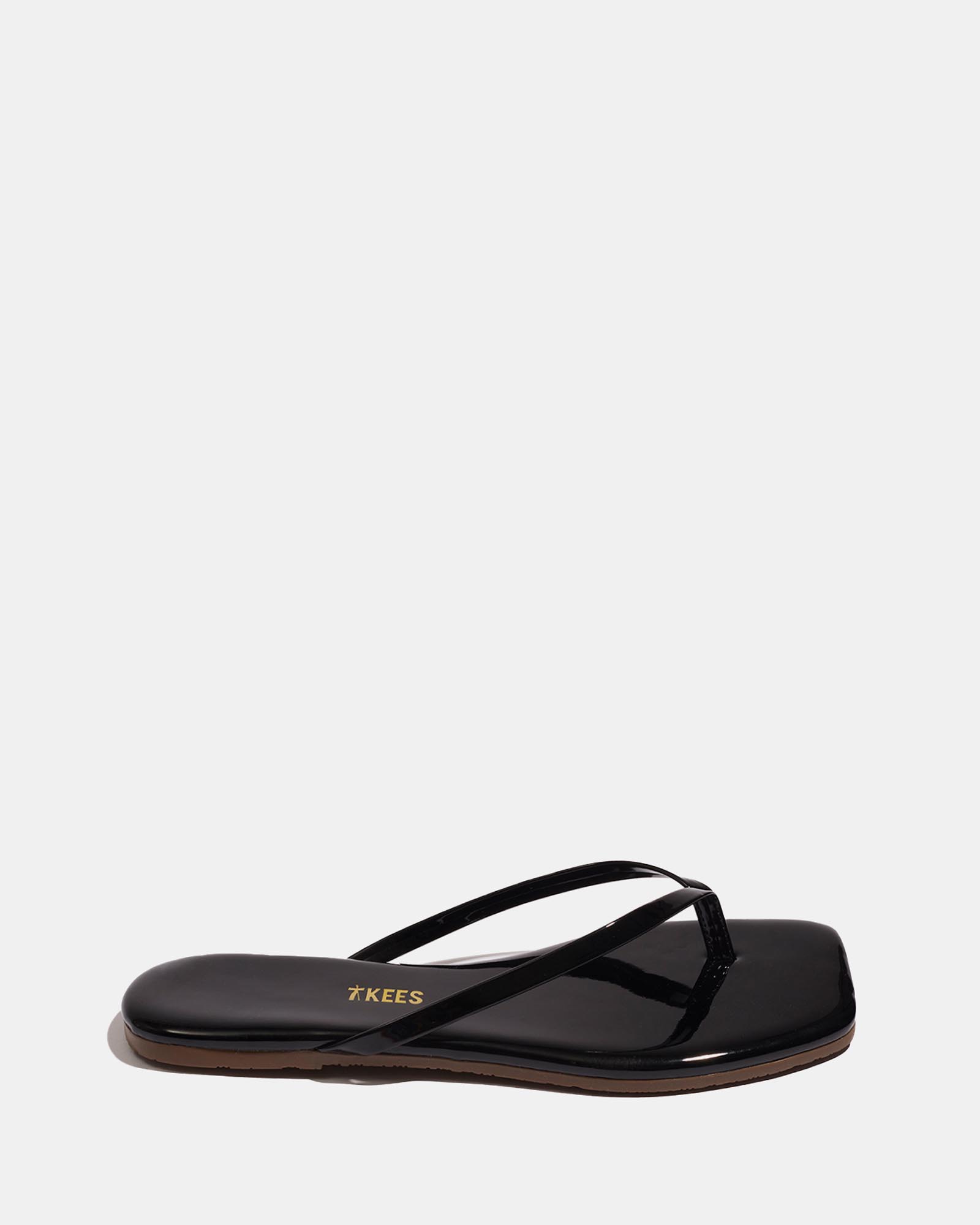 Lily Square-Toe Gloss Sandals