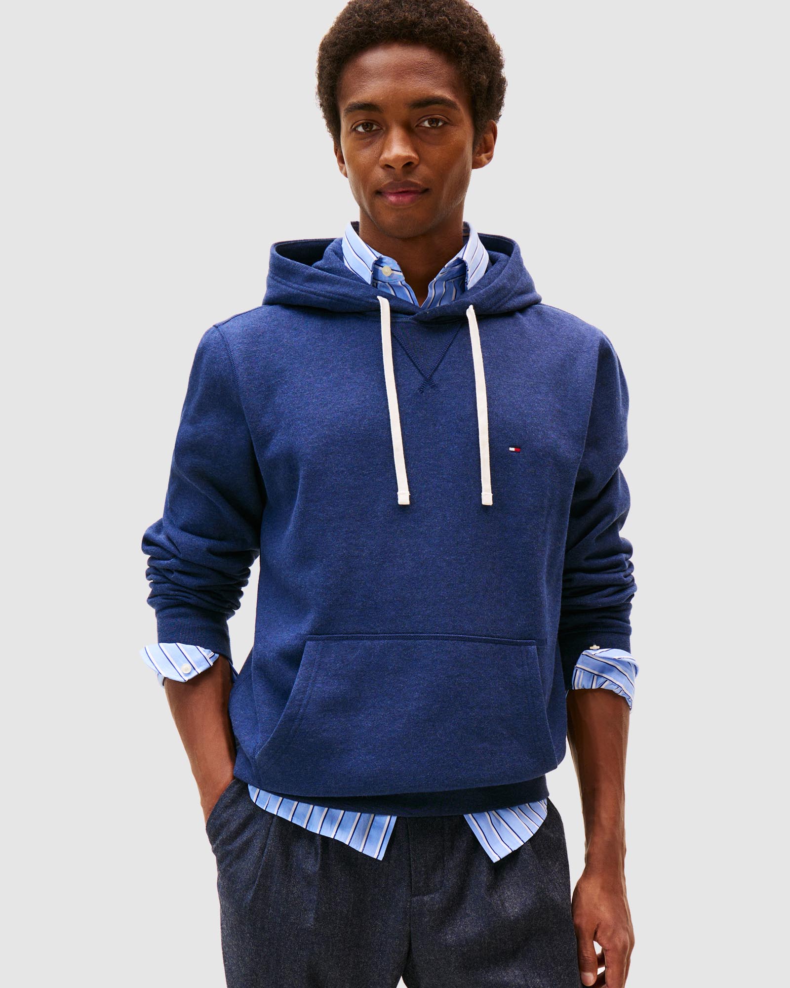 Drawstring Fleece Hoodie