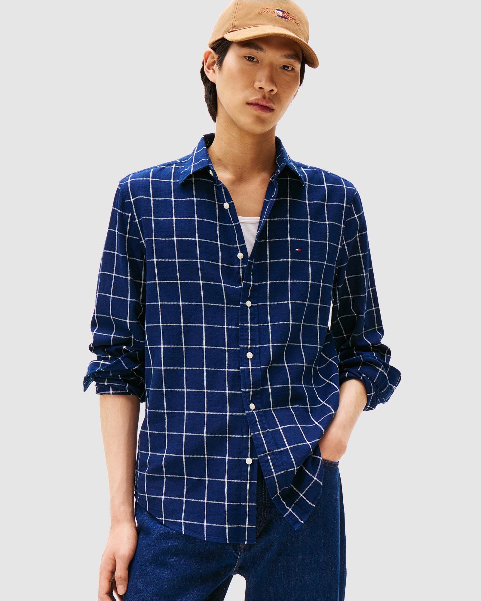 Regular Fit Textured Twill Shirt