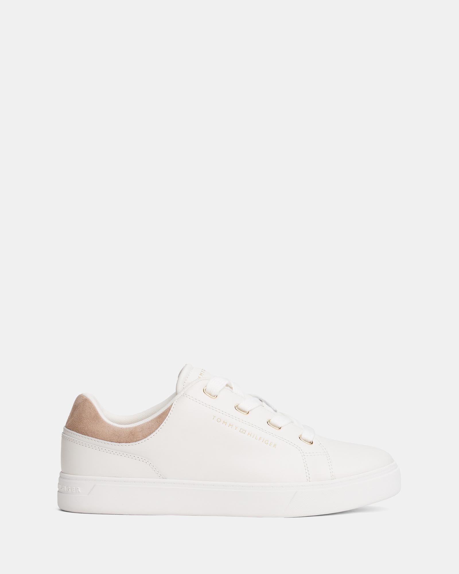 Leather Cupsole Sneakers - Women's