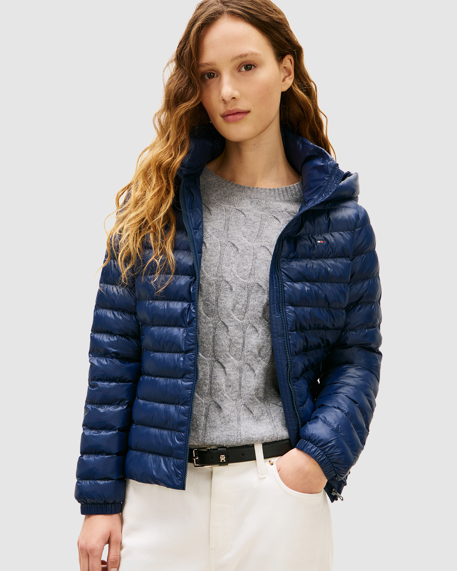 Water Repellent Padded Packable Slim Jacket