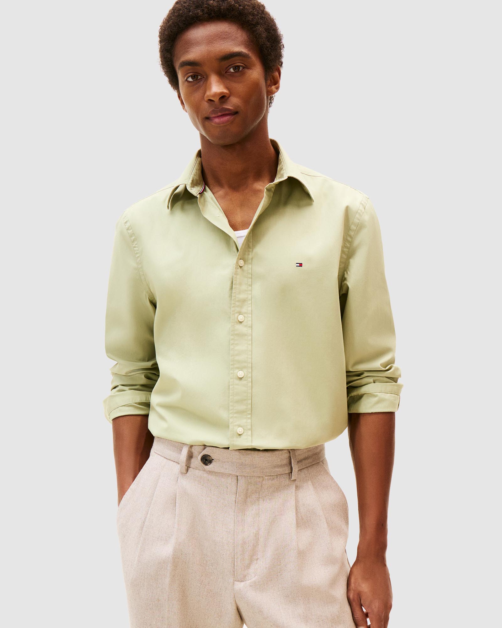 TH Flex Regular Fit Button-Down Shirt
