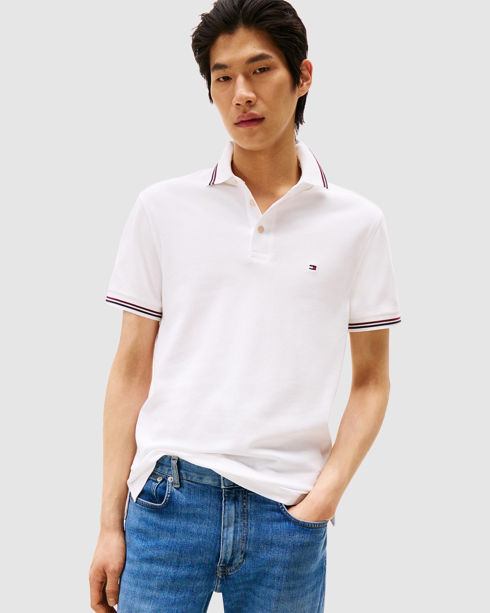 Tipped Slim Fit Polo