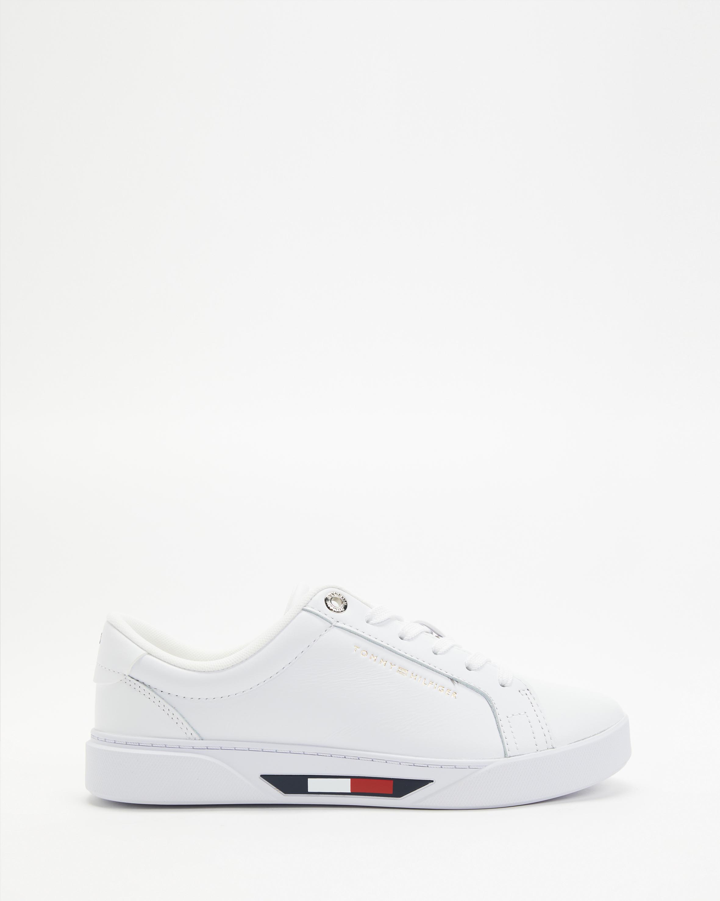 Global Stripe Court Sneakers - Women's