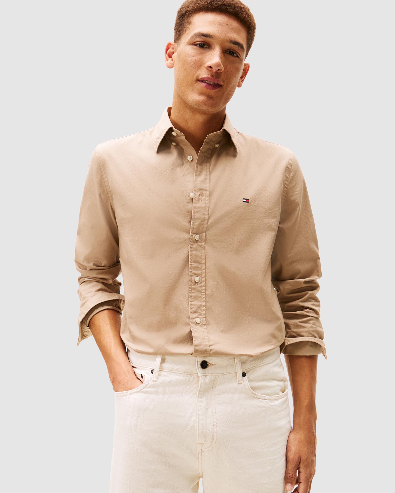 TH Flex Regular Fit Poplin Shirt