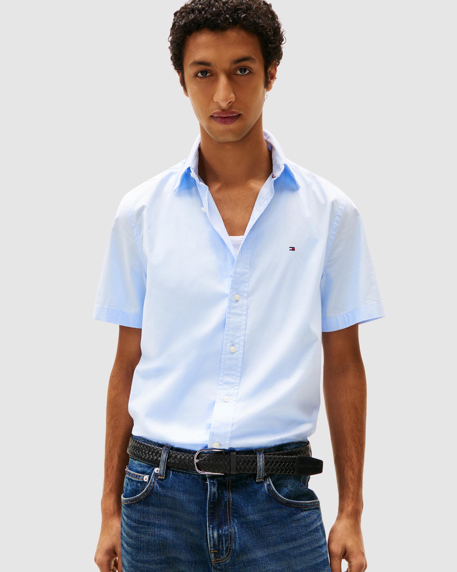 Flex Poplin Solid Shirt