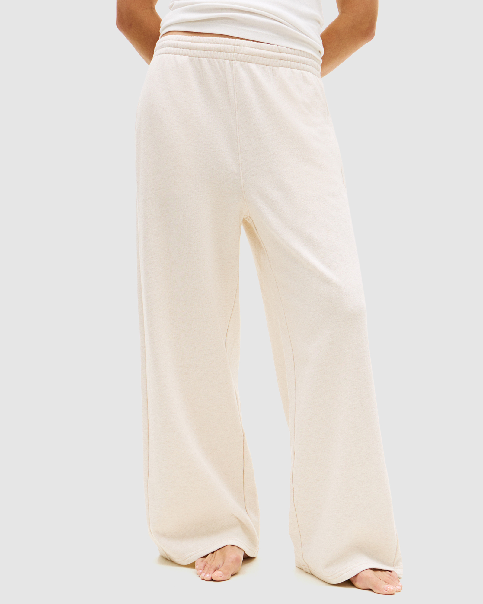 Essential Terry Wide Leg Lounge Trousers