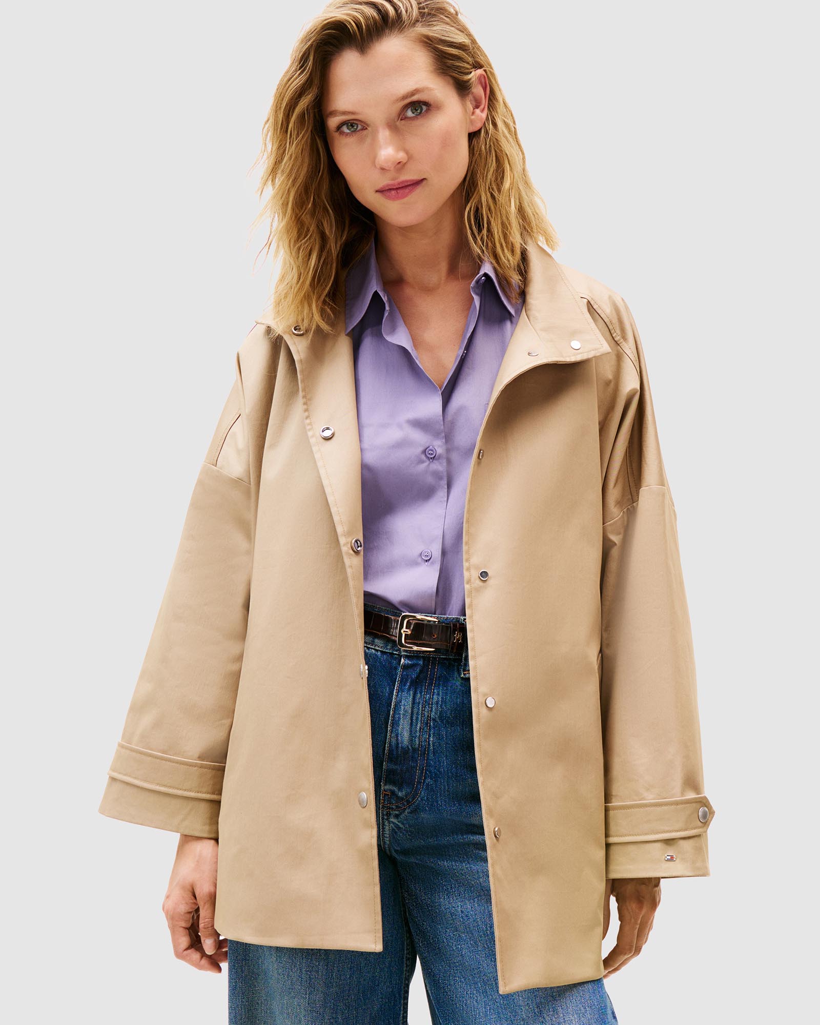 Cotton Blend Relax Jacket